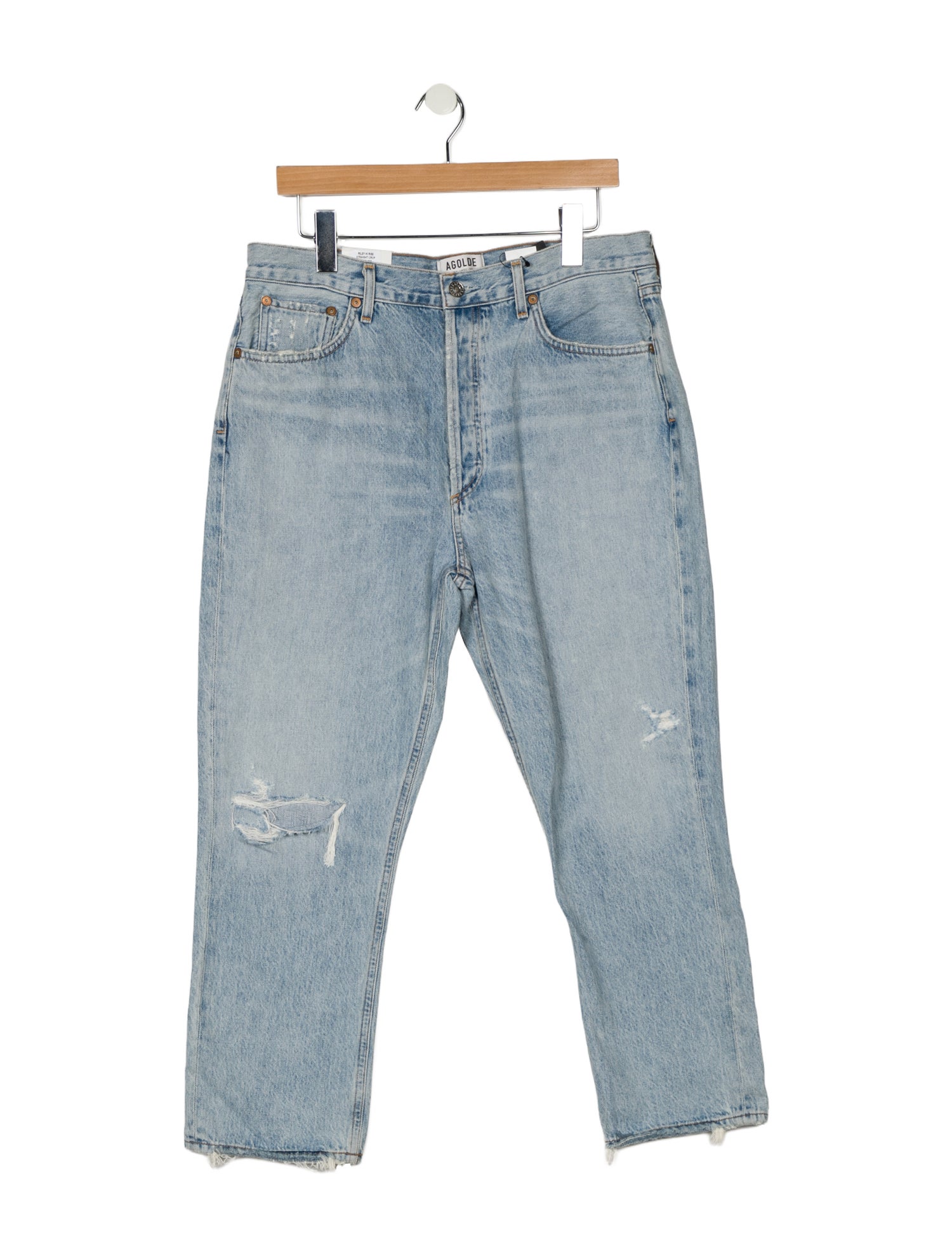 AGOLDE High-Rise Straight Leg Jeans w/ Tags