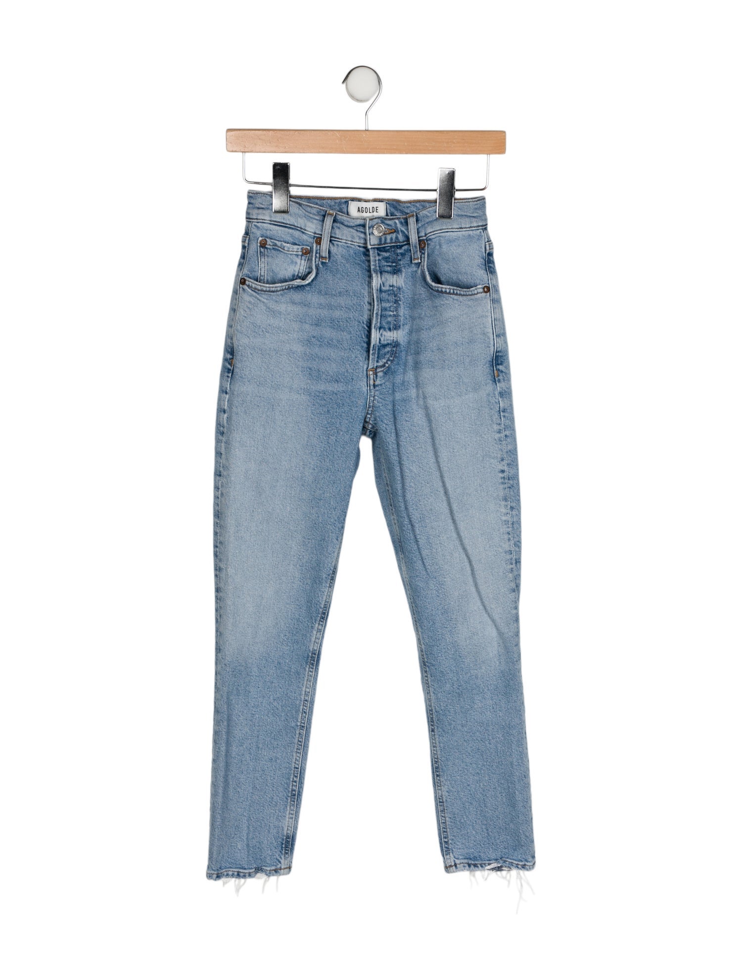 AGOLDE Mid-Rise Skinny Leg Jeans