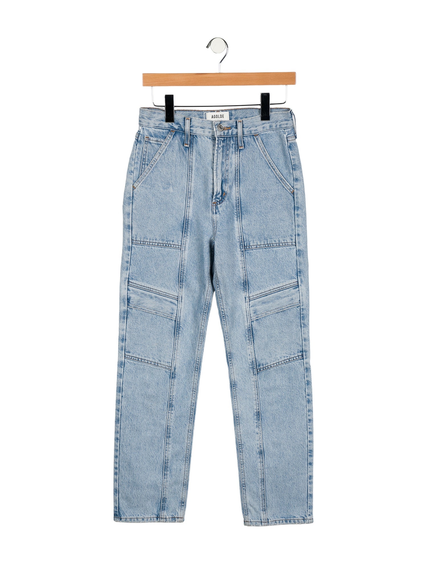 AGOLDE High-Rise Straight Leg Jeans