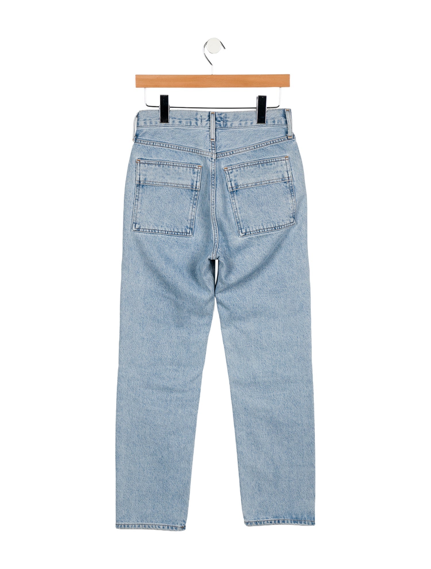 AGOLDE High-Rise Straight Leg Jeans