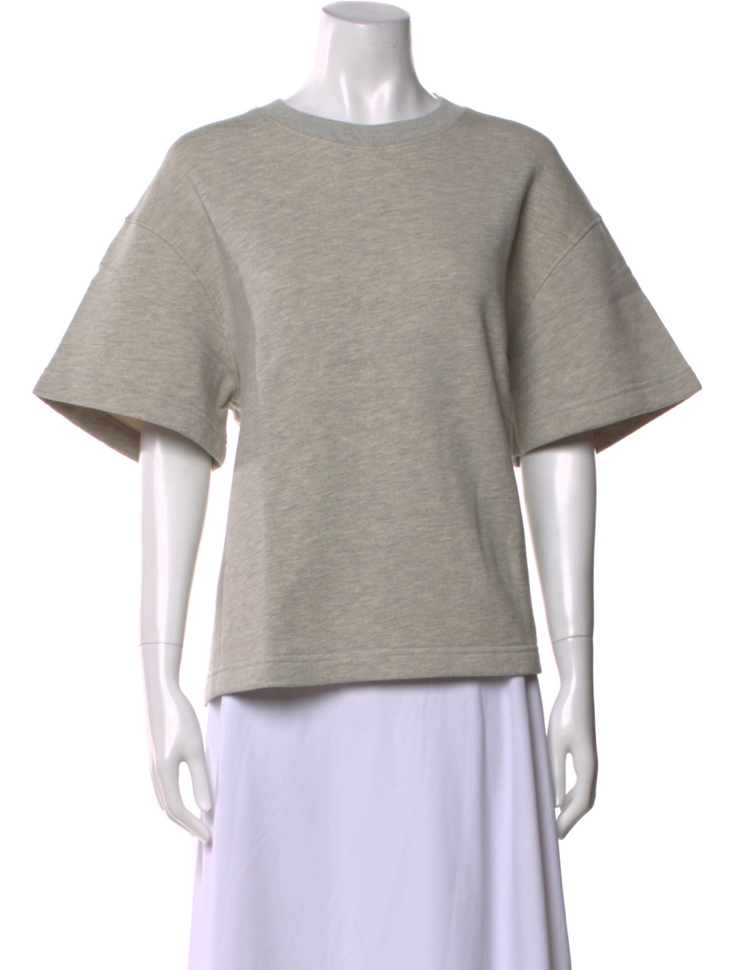AGOLDE Bateau Neckline Short Sleeve Sweatshirt