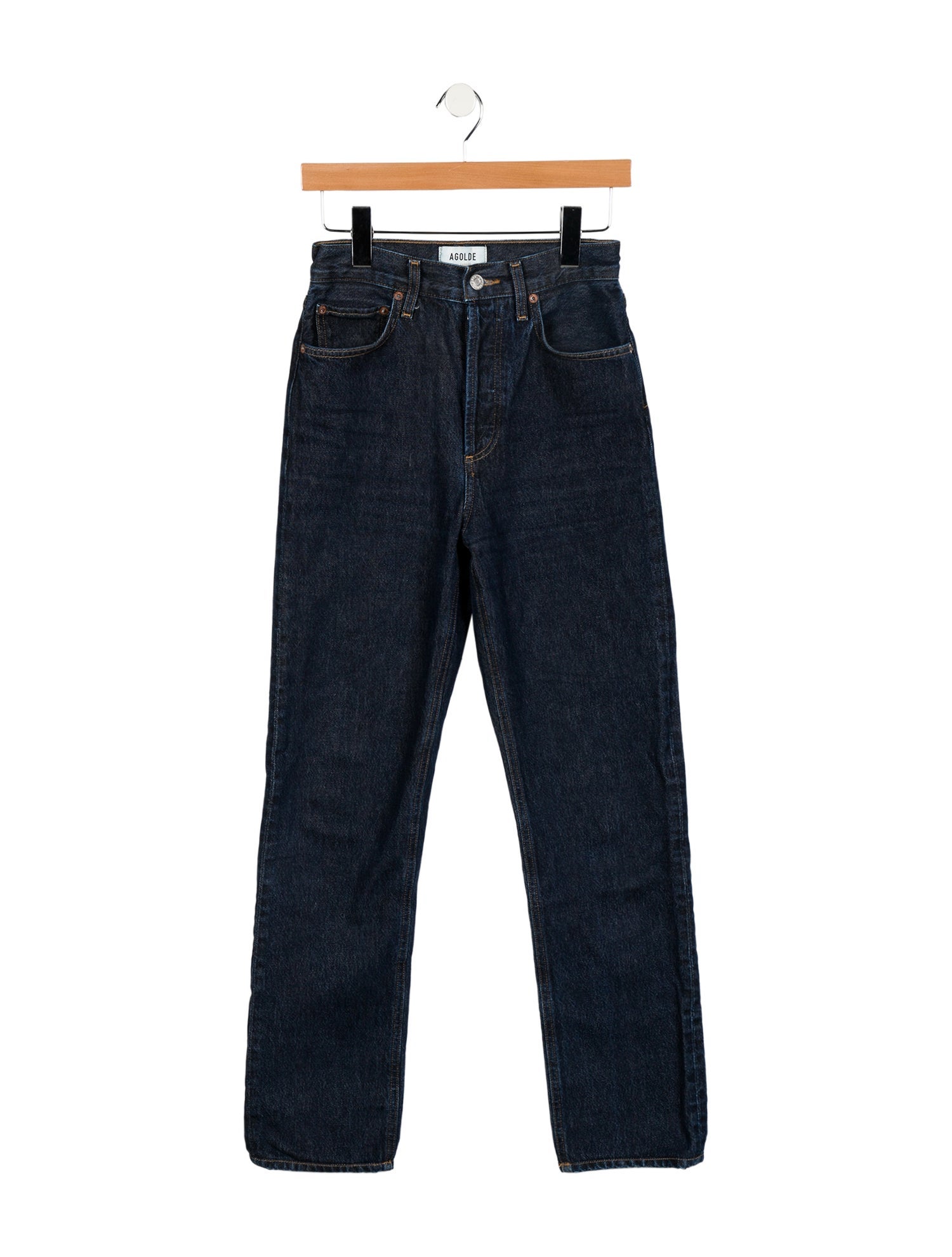 AGOLDE High-Rise Straight Leg Jeans