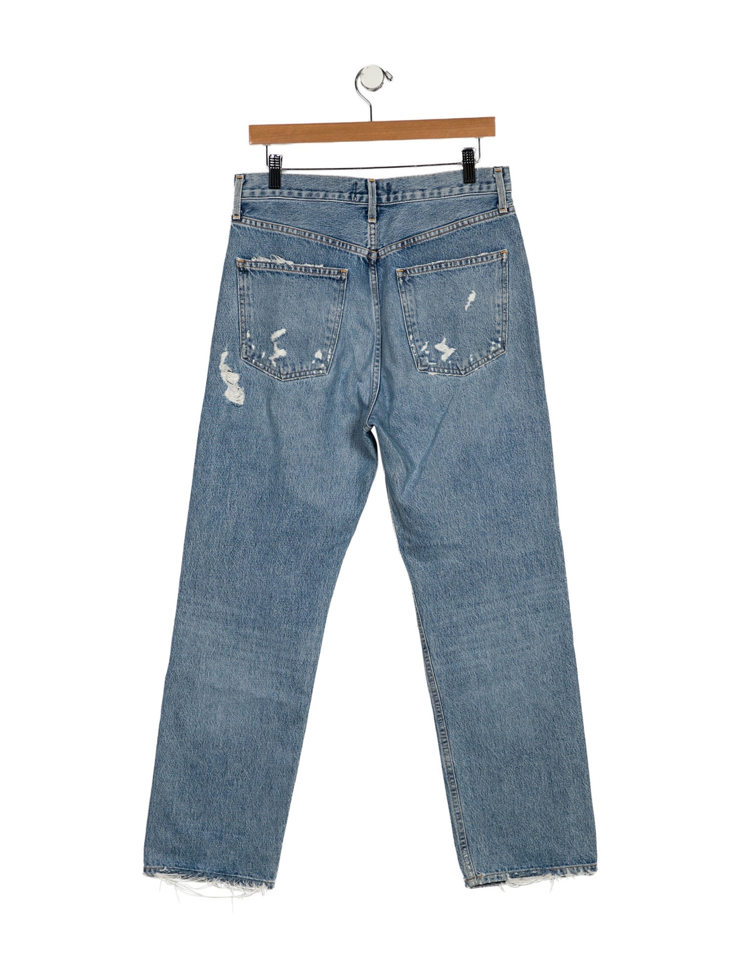 AGOLDE High-Rise Straight Leg Jeans