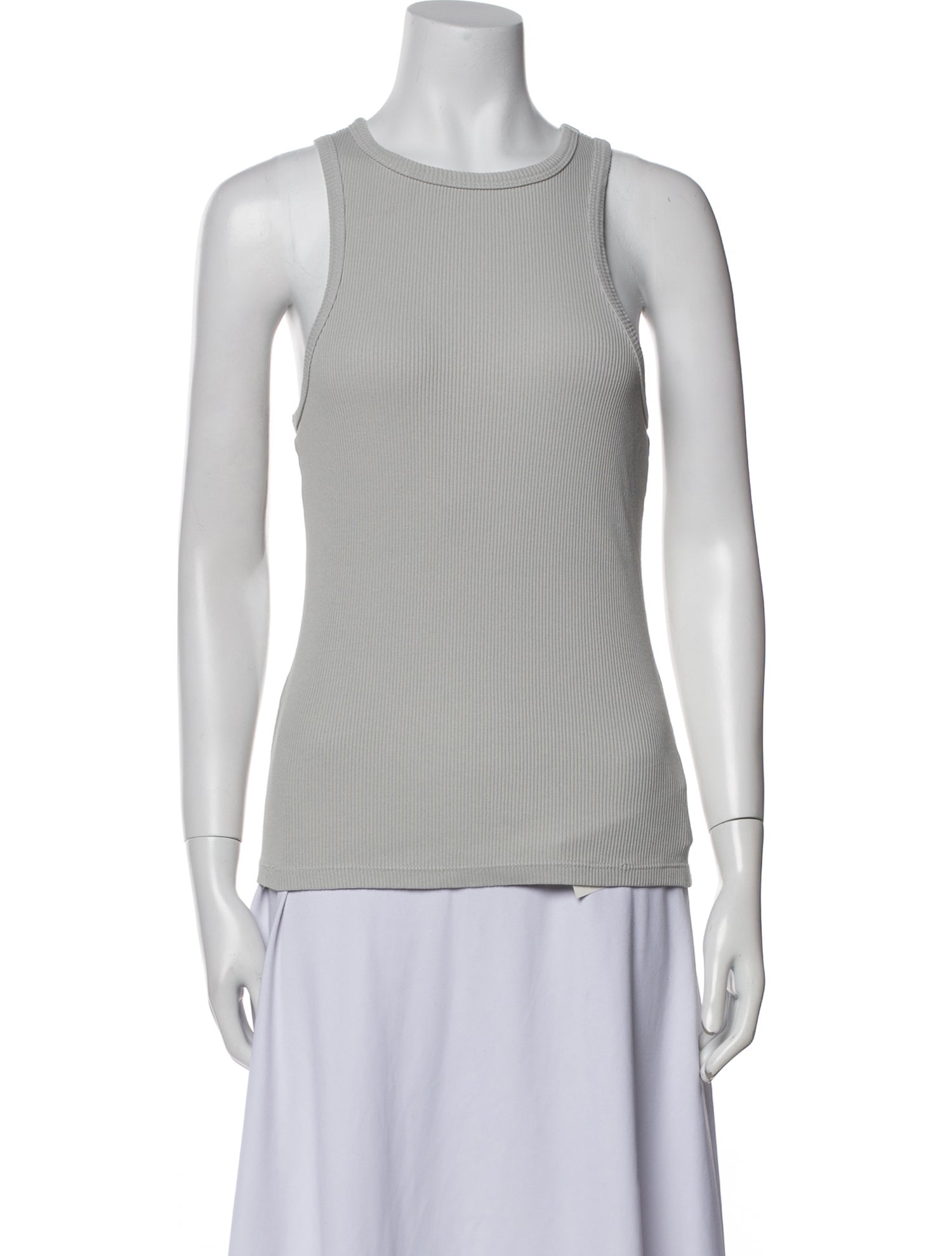 AGOLDE Crew Neck Sleeveless Top