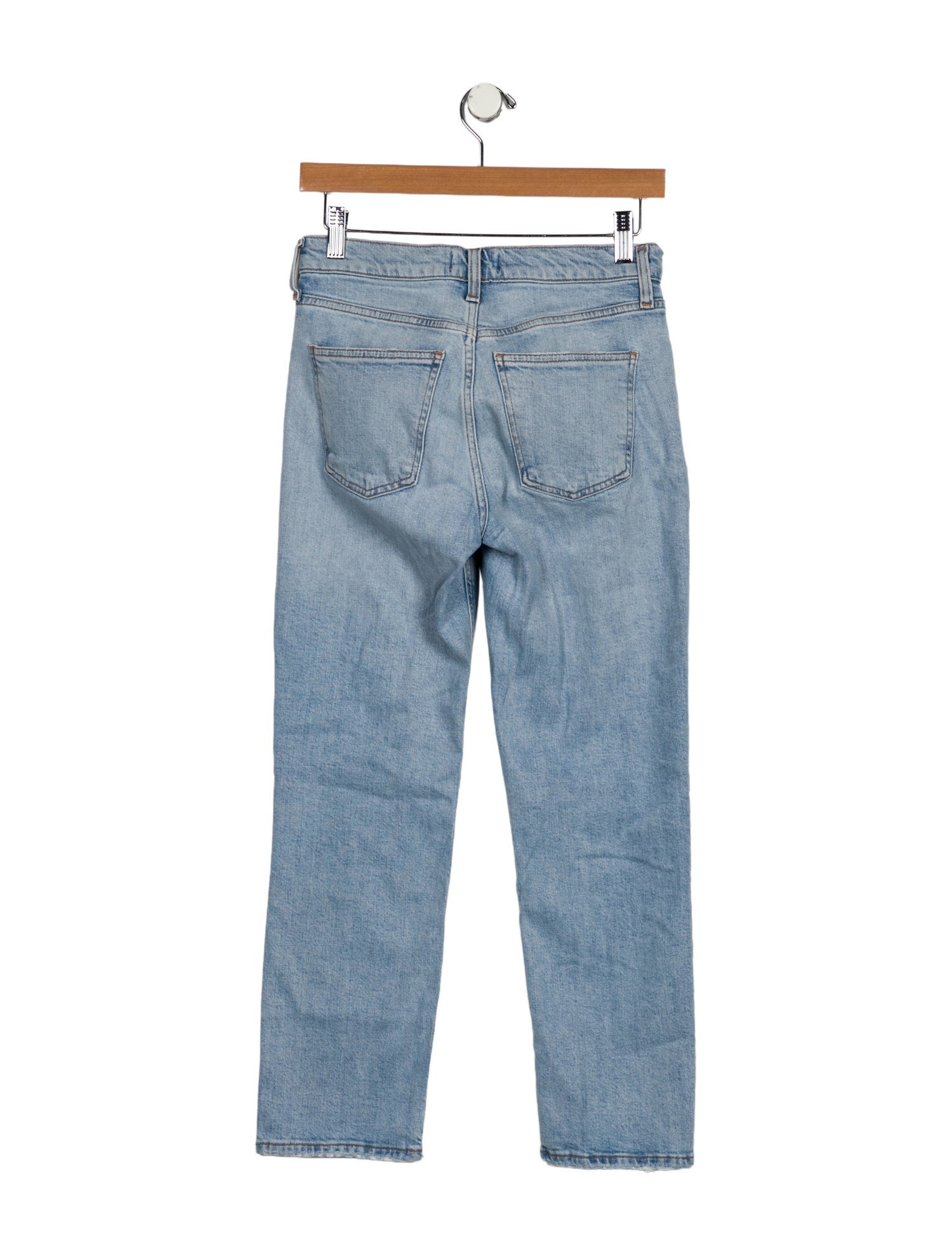 AGOLDE Mid-Rise Straight Leg Jeans
