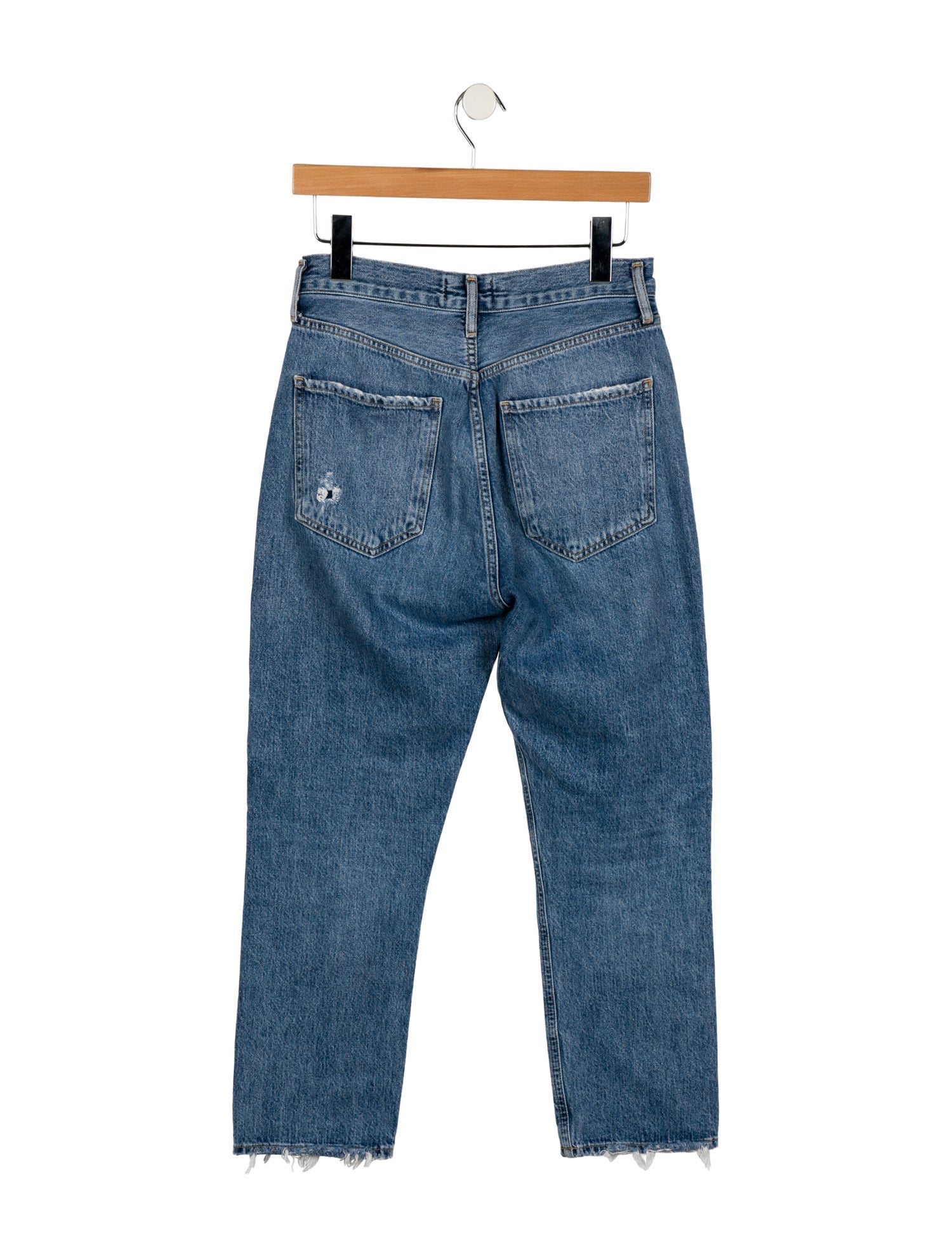 AGOLDE High-Rise Straight Leg Jeans