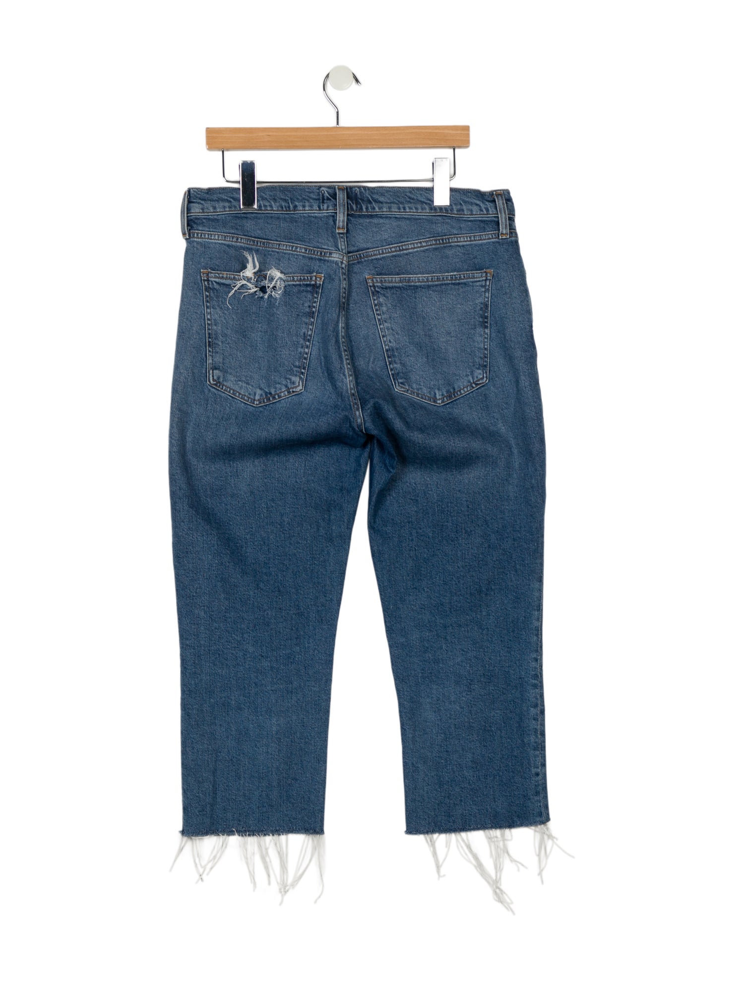 AGOLDE High-Rise Straight Leg Jeans