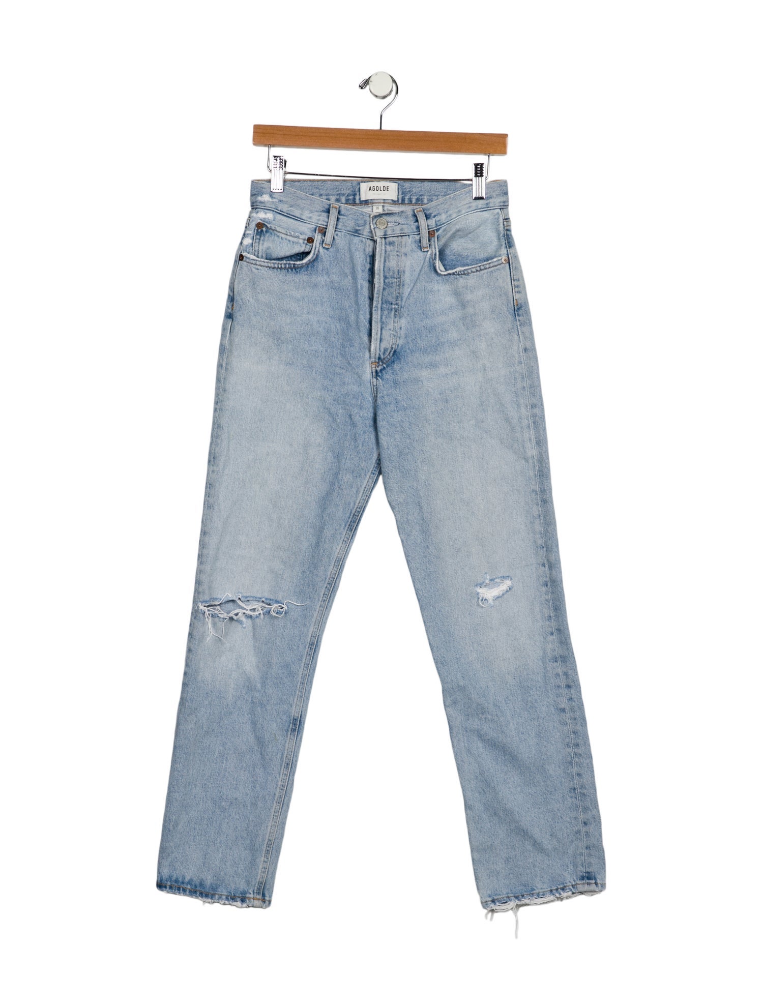 AGOLDE High-Rise Straight Leg Jeans