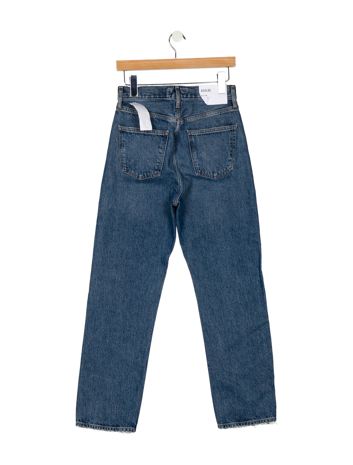 AGOLDE High-Rise Straight Leg Jeans