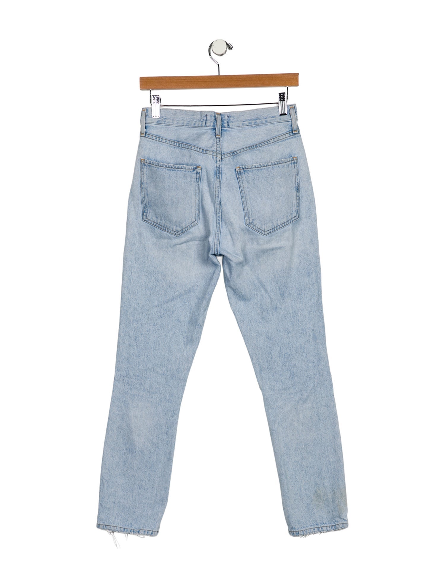 AGOLDE High-Rise Straight Leg Jeans