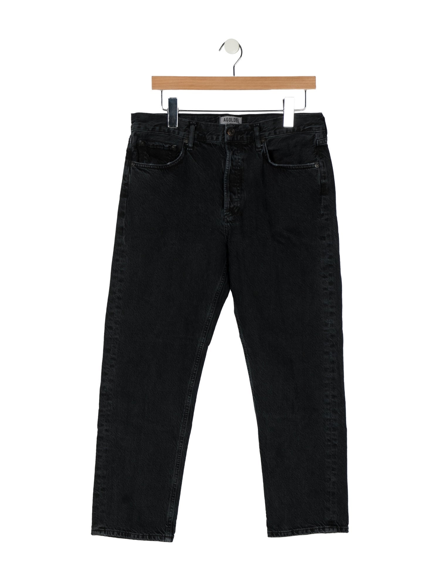 AGOLDE Mid-Rise Straight Leg Jeans