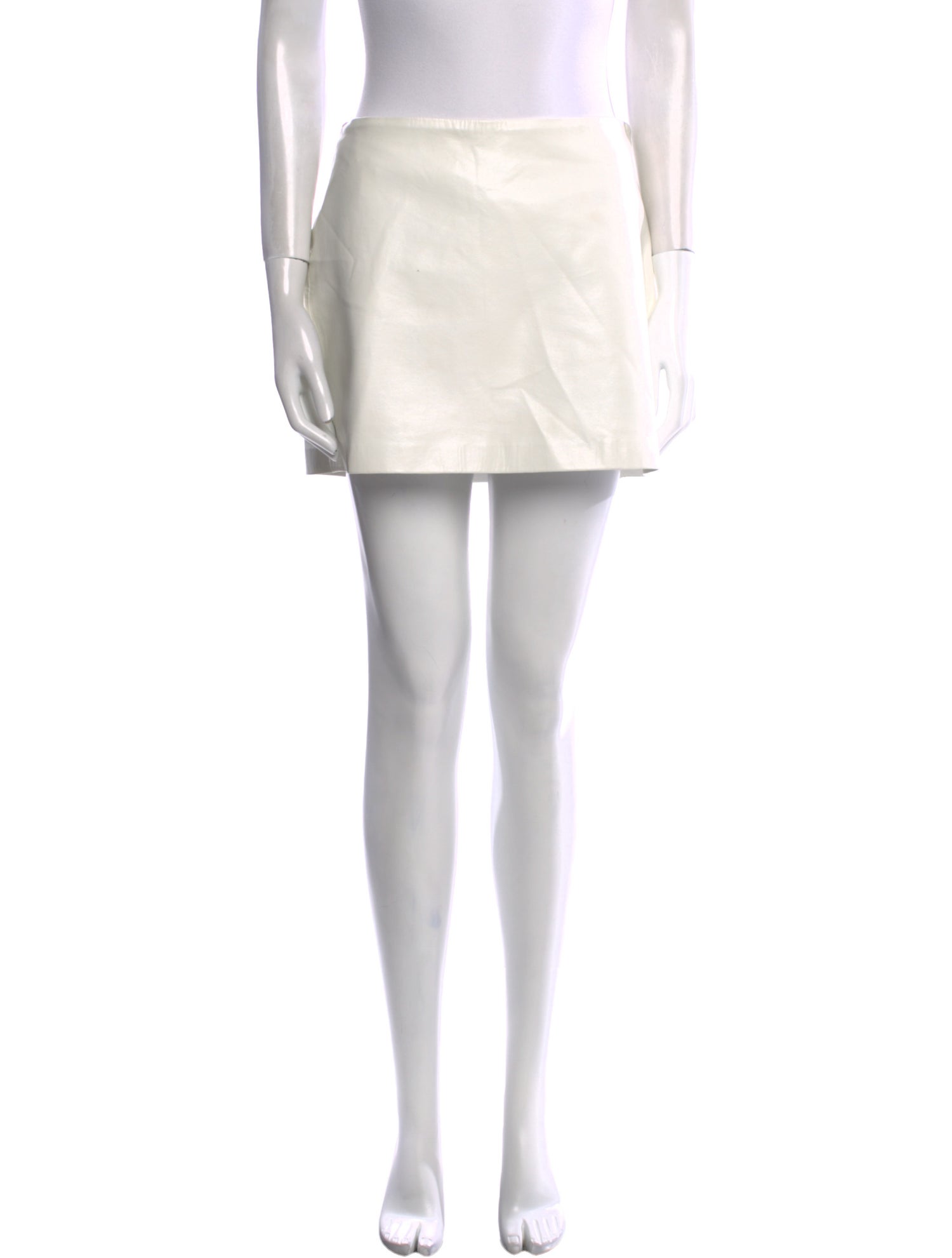 AGOLDE Leather Mini Skirt