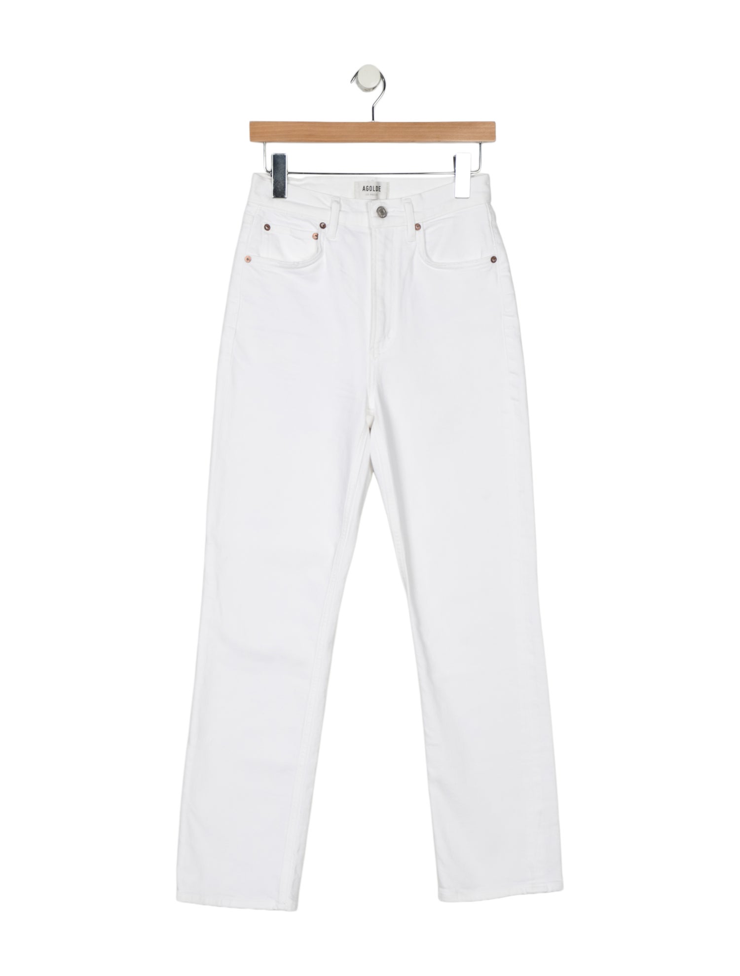AGOLDE High-Rise Straight Leg Jeans