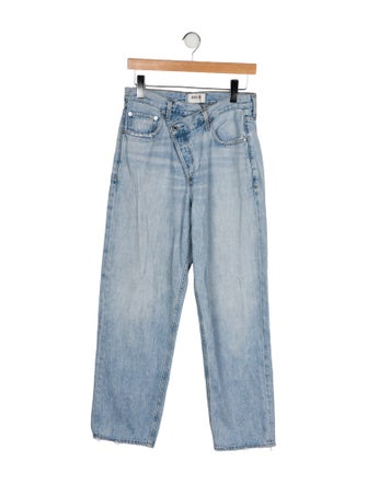 AGOLDE High-Rise Straight Leg Jeans
