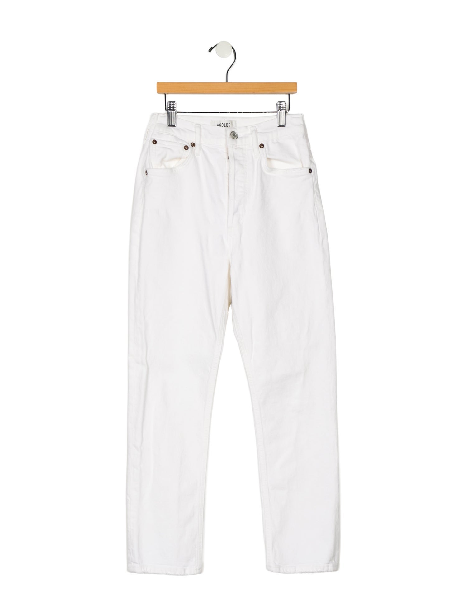AGOLDE High-Rise Straight Leg Jeans