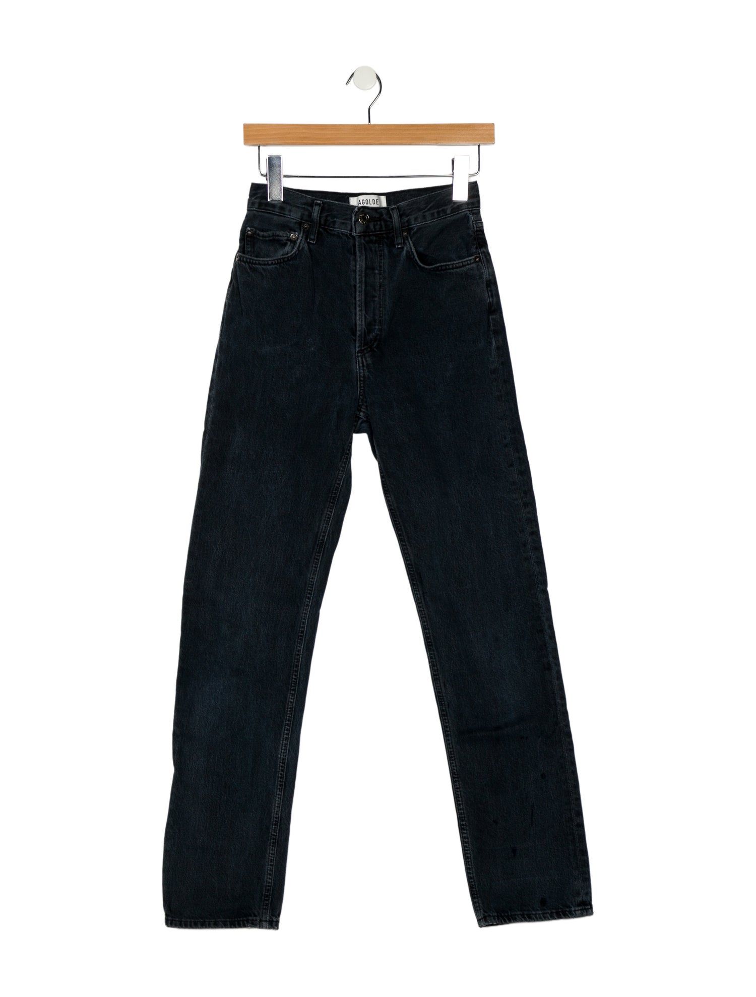 AGOLDE Mid-Rise Straight Leg Jeans