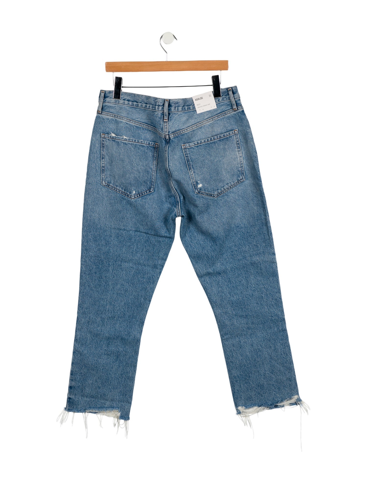 AGOLDE High-Rise Straight Leg Jeans w/ Tags