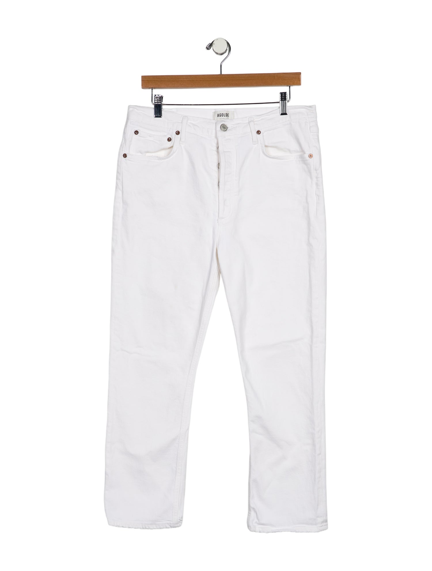 AGOLDE High-Rise Straight Leg Jeans