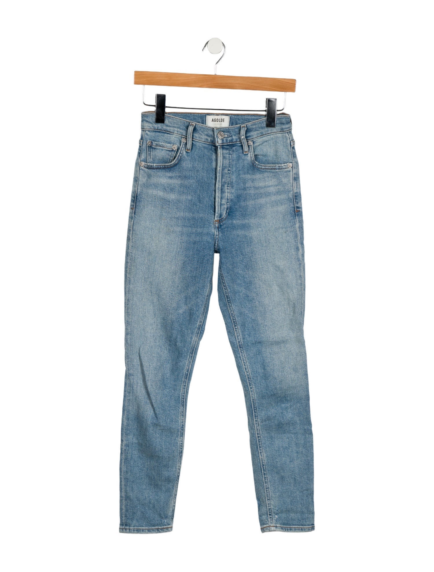 AGOLDE High-Rise Skinny Leg Jeans