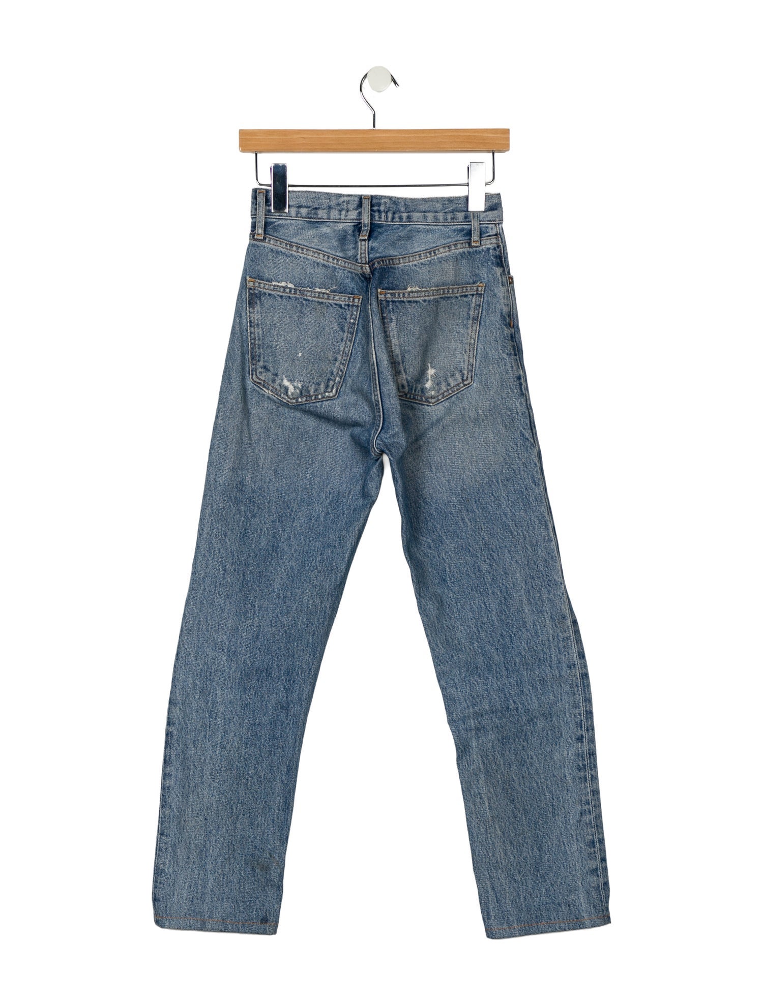 AGOLDE High-Rise Straight Leg Jeans