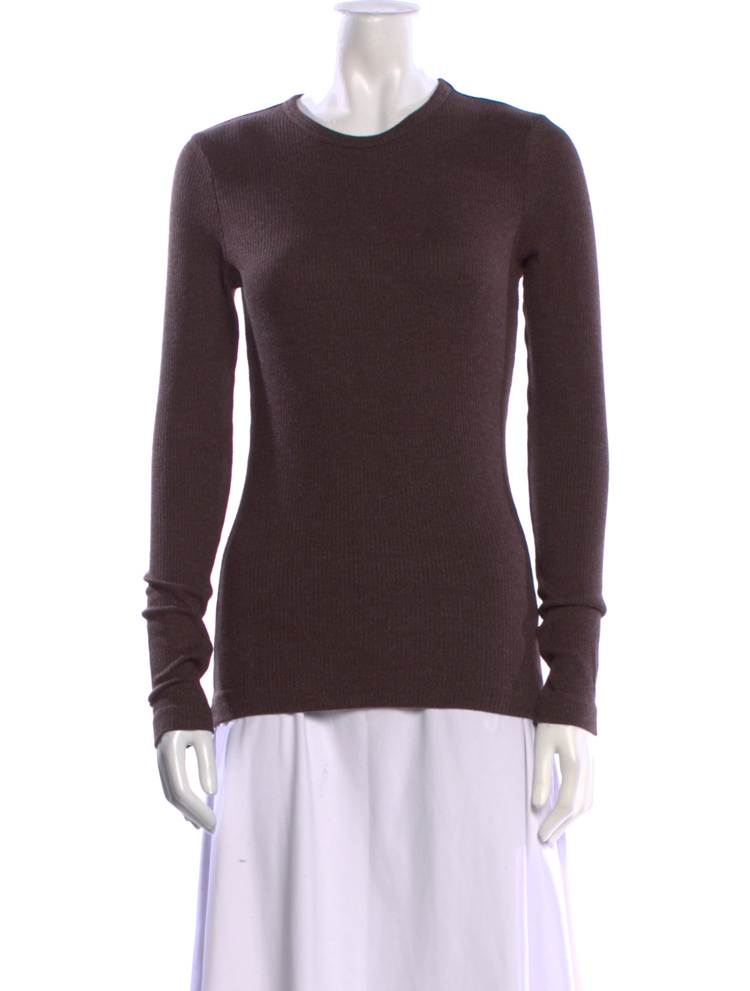 AGOLDE Crew Neck Long Sleeve Top