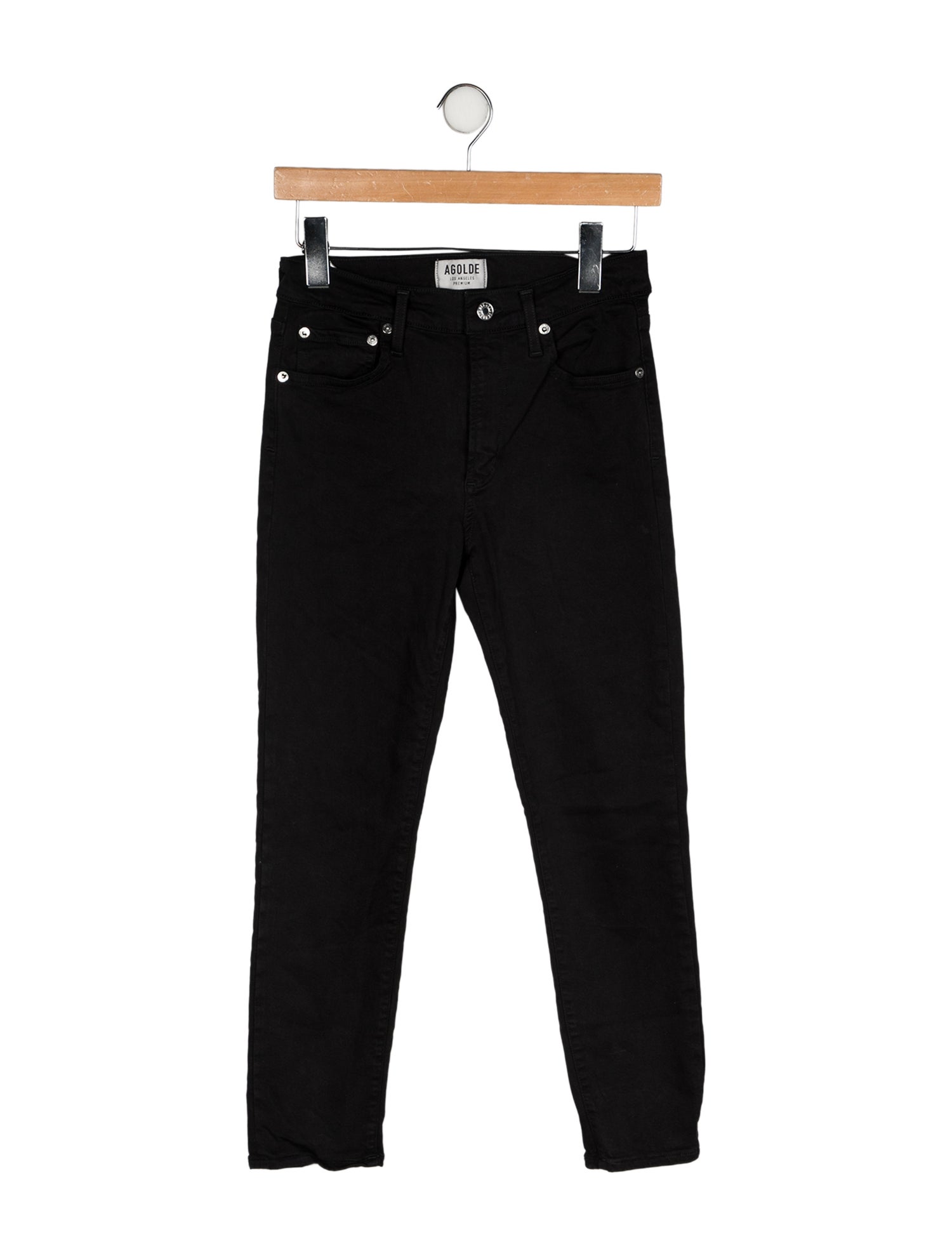 AGOLDE Mid-Rise Skinny Leg Jeans