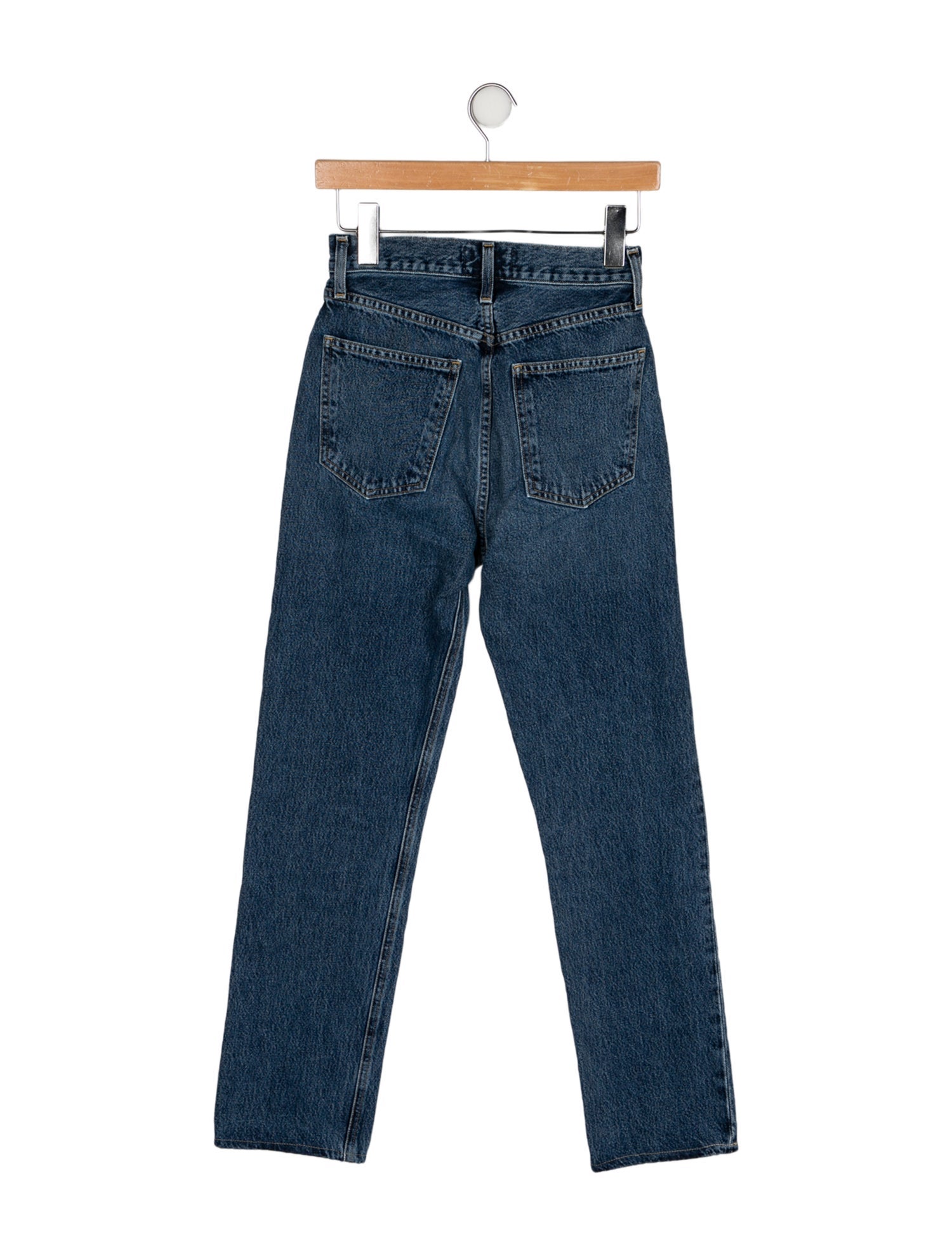 AGOLDE High-Rise Straight Leg Jeans