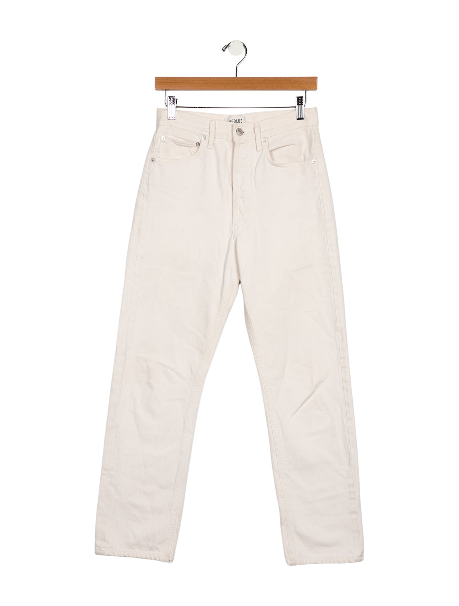 AGOLDE High-Rise Straight Leg Jeans