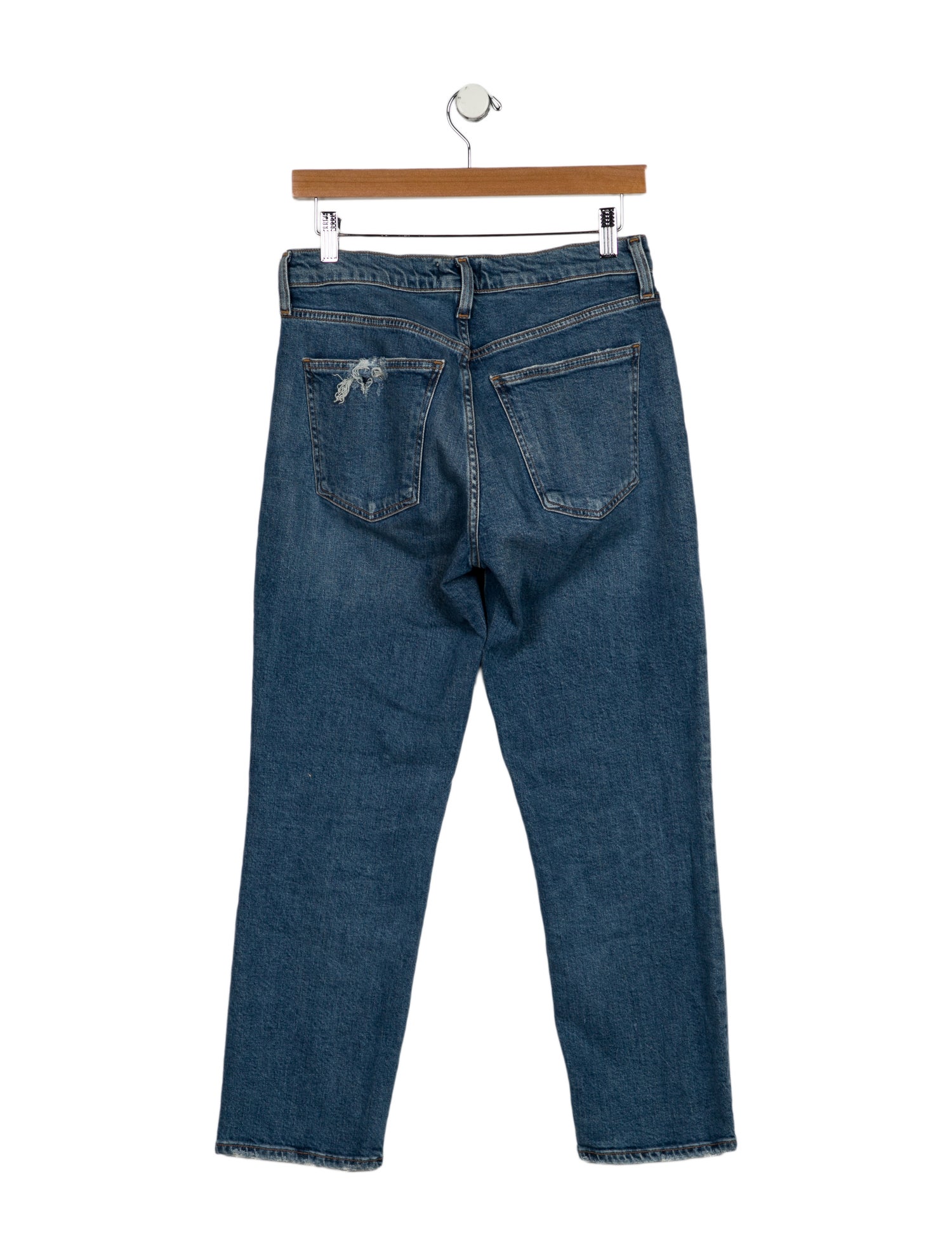 AGOLDE High-Rise Straight Leg Jeans