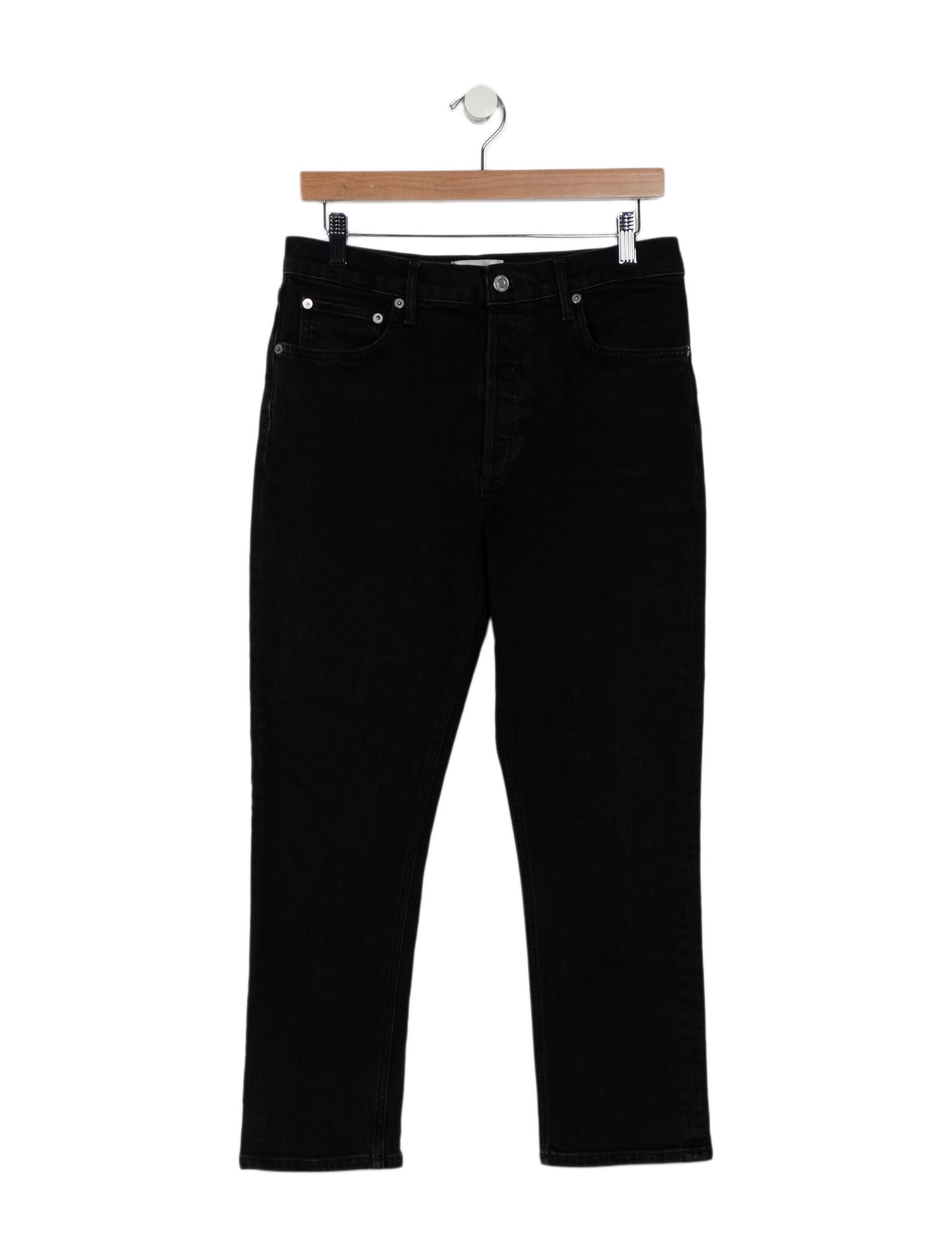 AGOLDE Mid-Rise Straight Leg Jeans