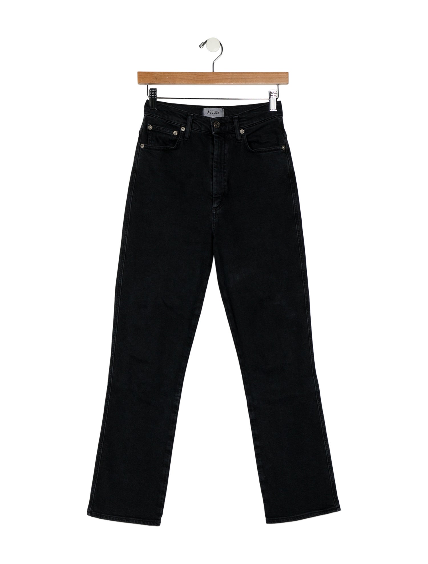 AGOLDE High-Rise Straight Leg Jeans