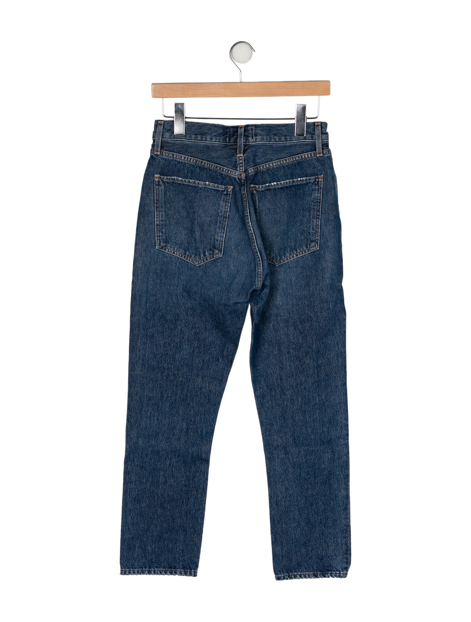 AGOLDE High-Rise Straight Leg Jeans