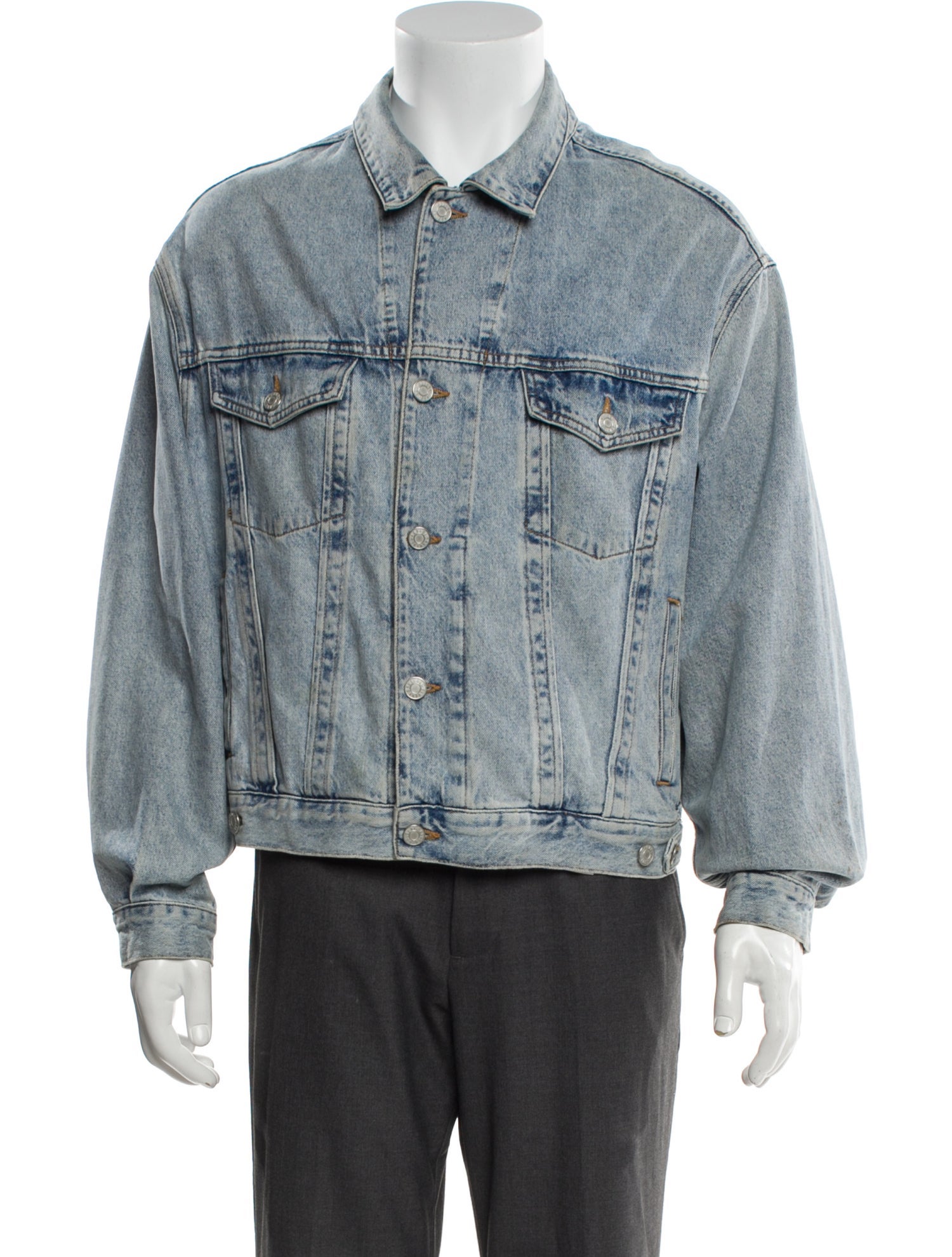 AGOLDE Graphic Print Denim Jacket