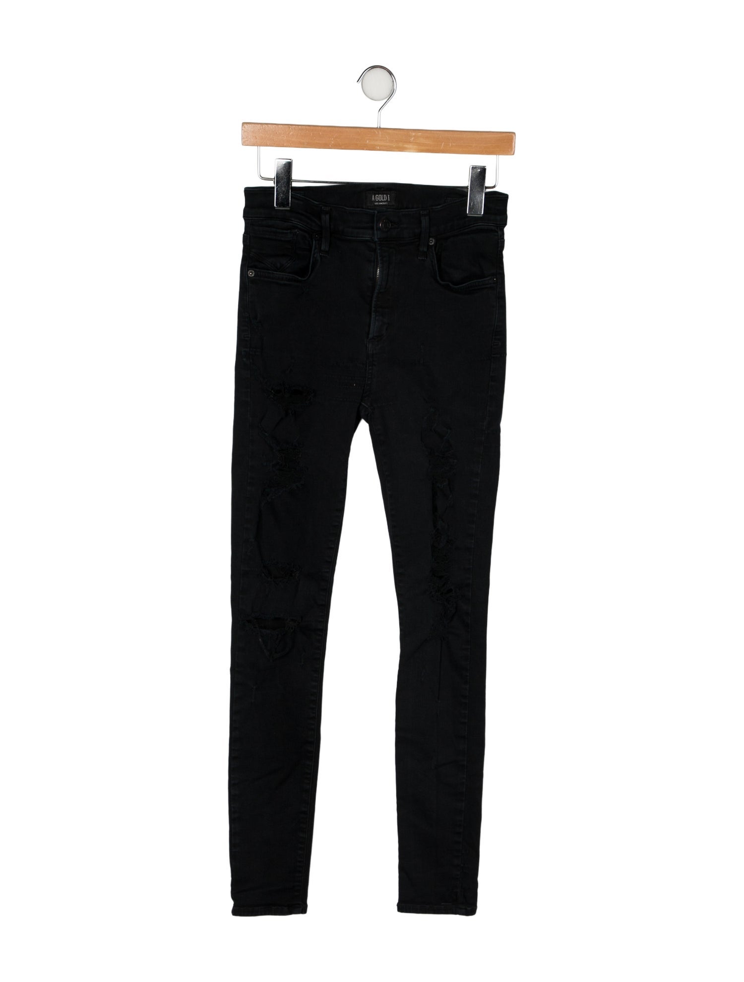 AGOLDE Mid-Rise Skinny Leg Jeans