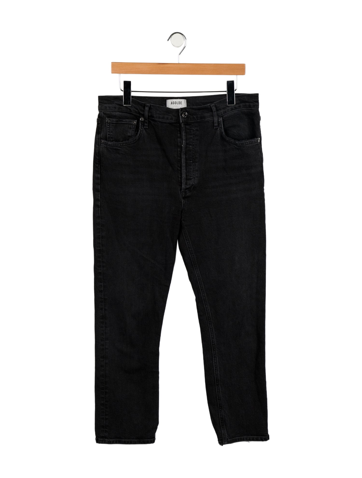 AGOLDE High-Rise Straight Leg Jeans