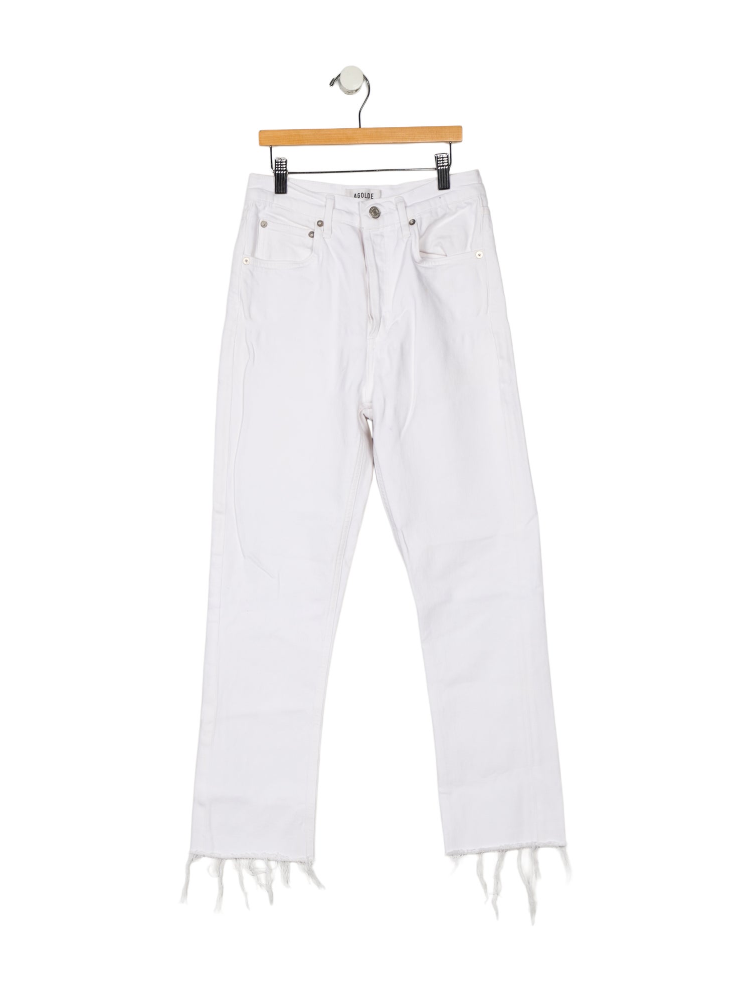 AGOLDE High-Rise Straight Leg Jeans