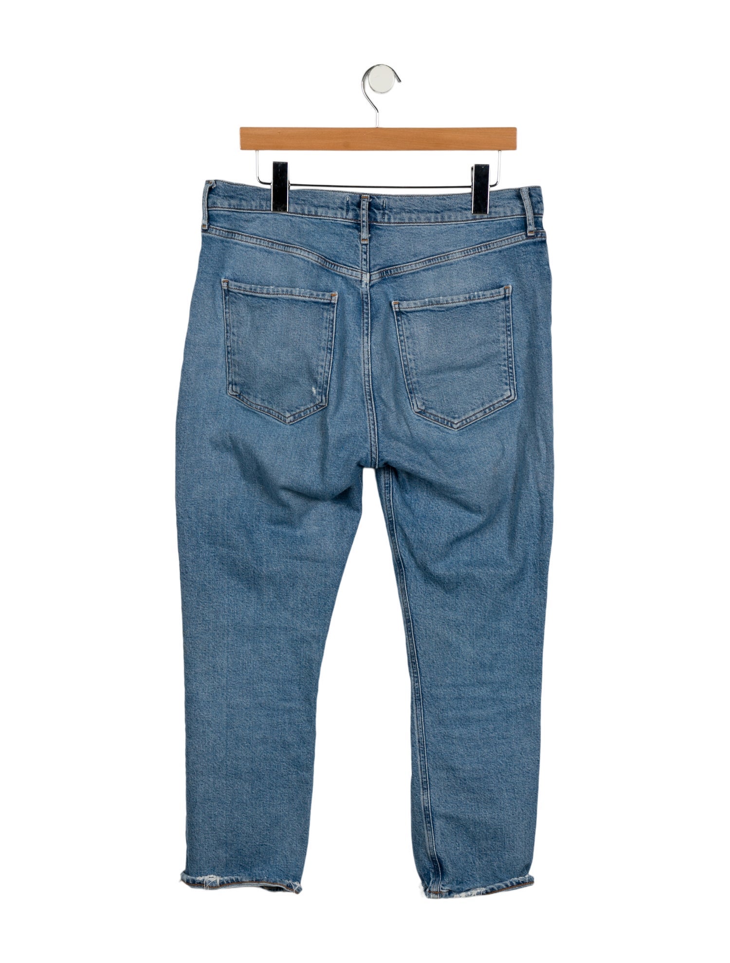 AGOLDE High-Rise Straight Leg Jeans