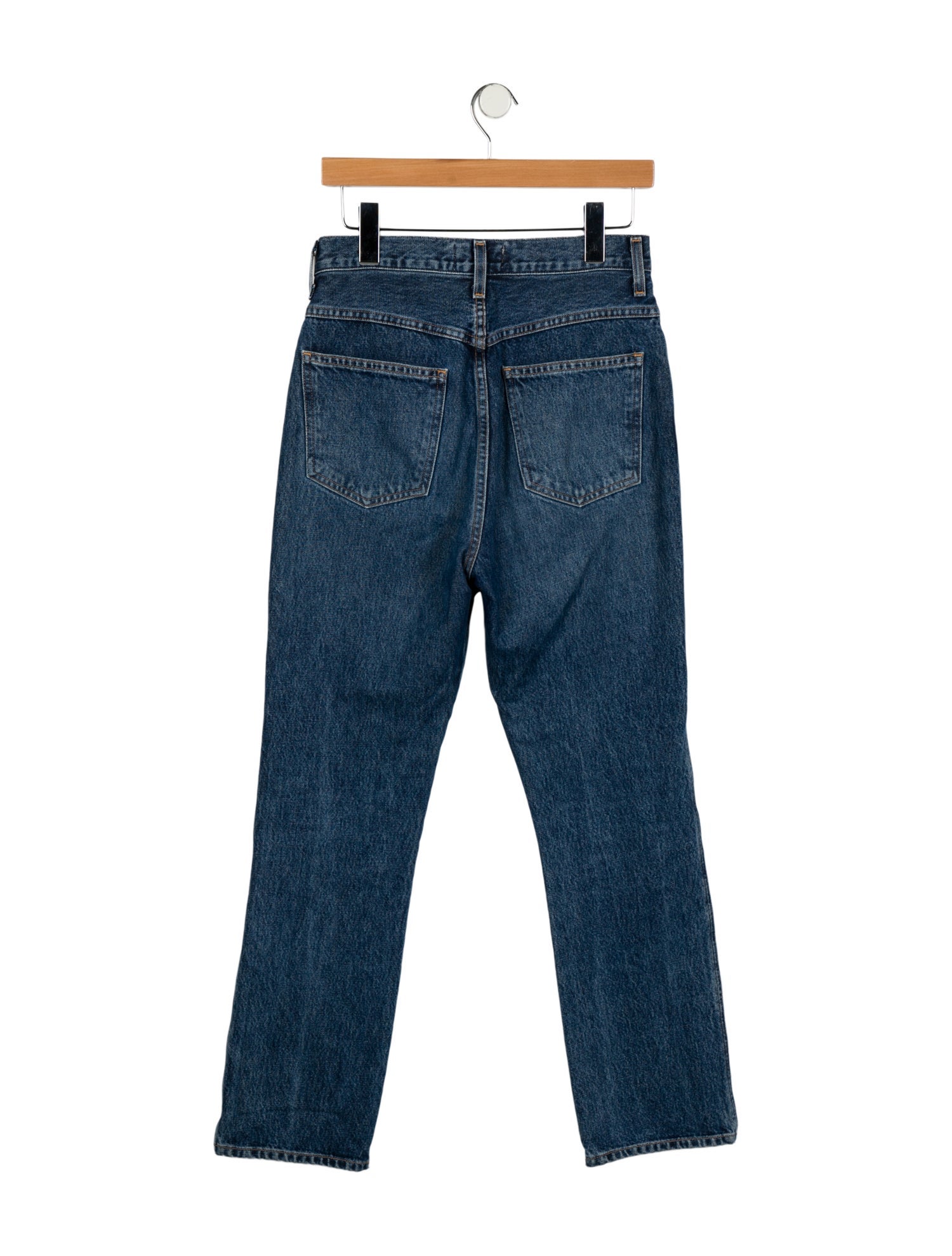 AGOLDE High-Rise Straight Leg Jeans