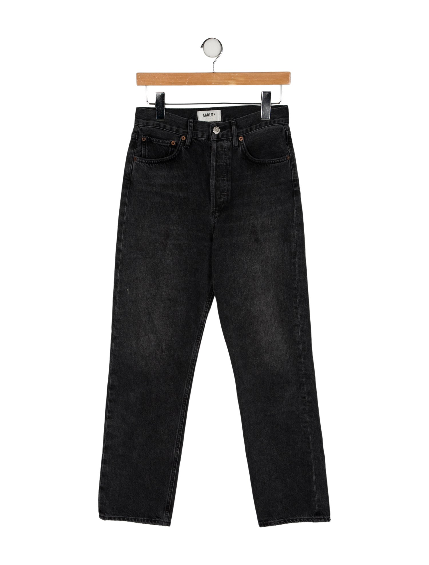 AGOLDE High-Rise Straight Leg Jeans