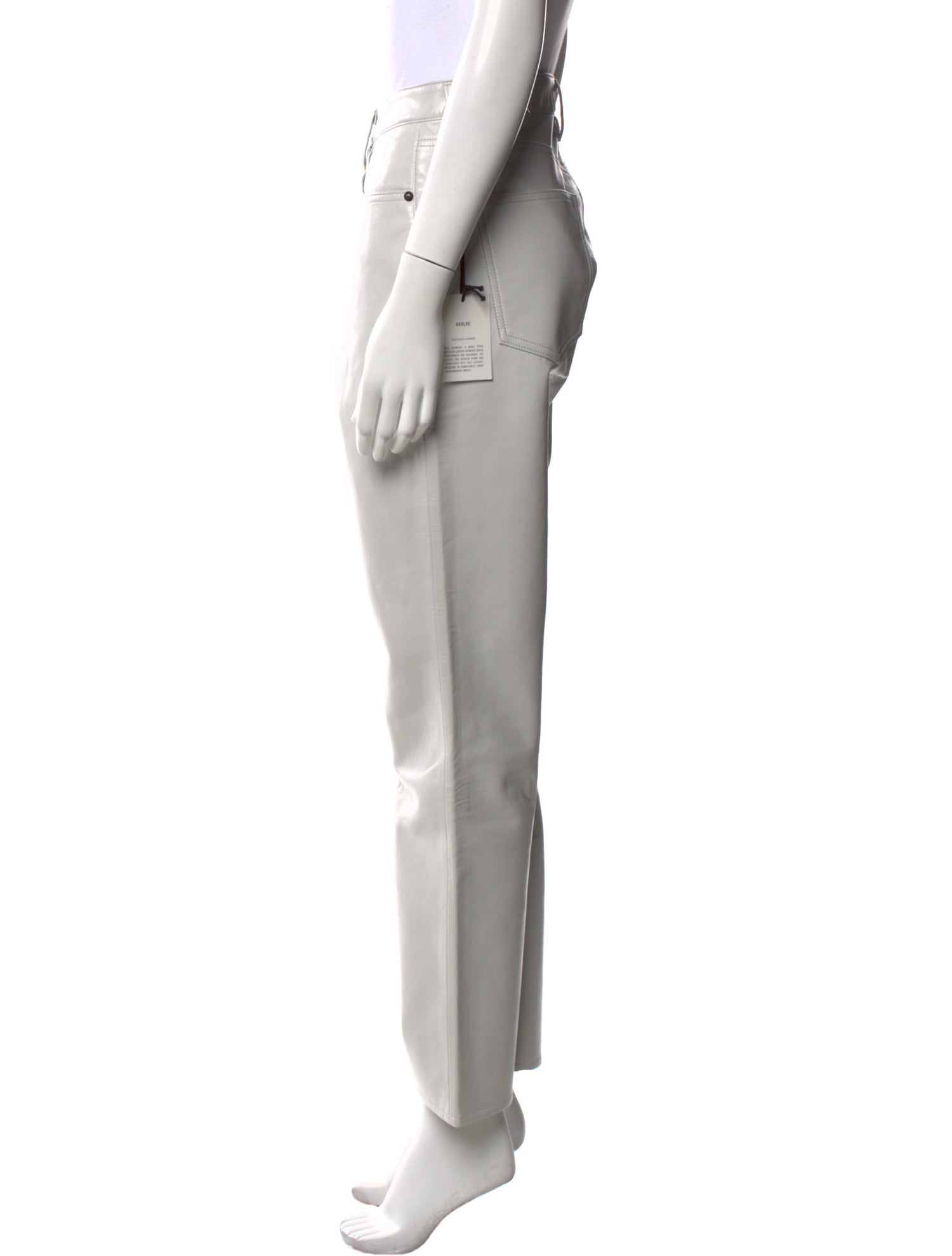 AGOLDE Leather Wide Leg Pants w/ Tags