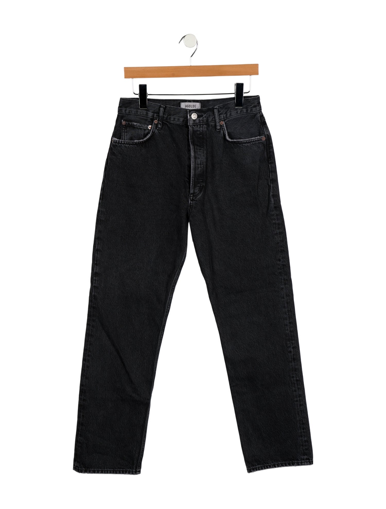AGOLDE High-Rise Straight Leg Jeans