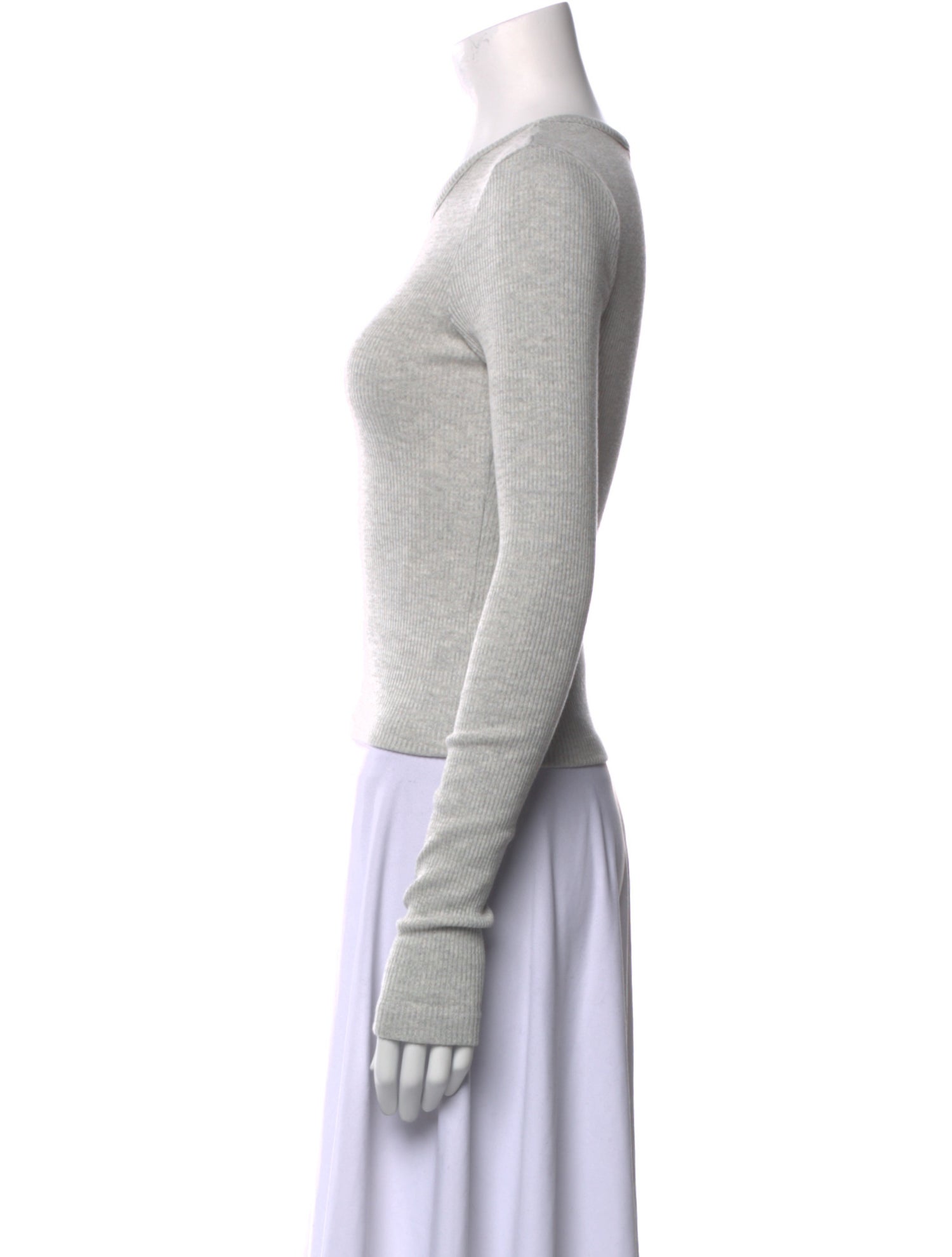 AGOLDE Crew Neck Long Sleeve Sweatshirt