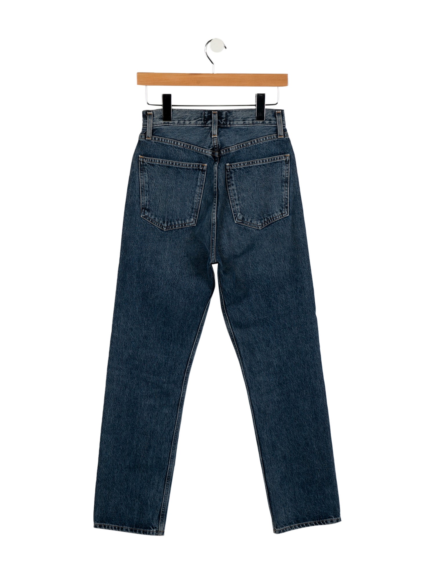 AGOLDE High-Rise Straight Leg Jeans