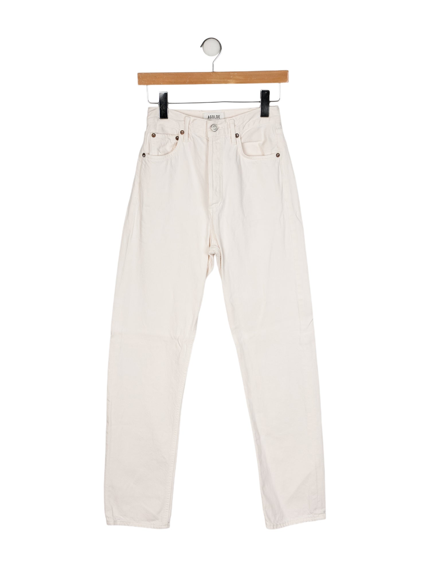 AGOLDE High-Rise Straight Leg Jeans