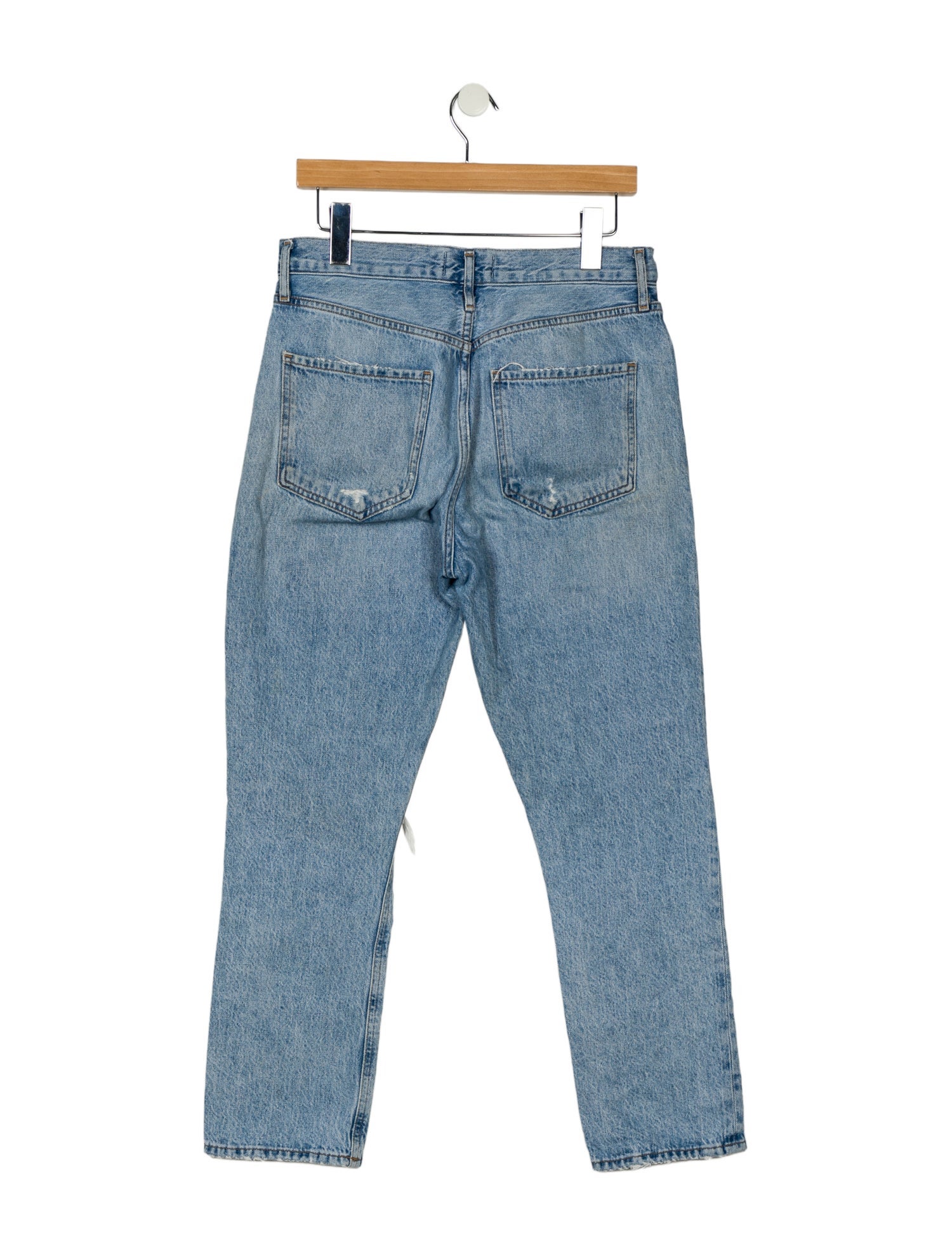 AGOLDE High-Rise Straight Leg Jeans