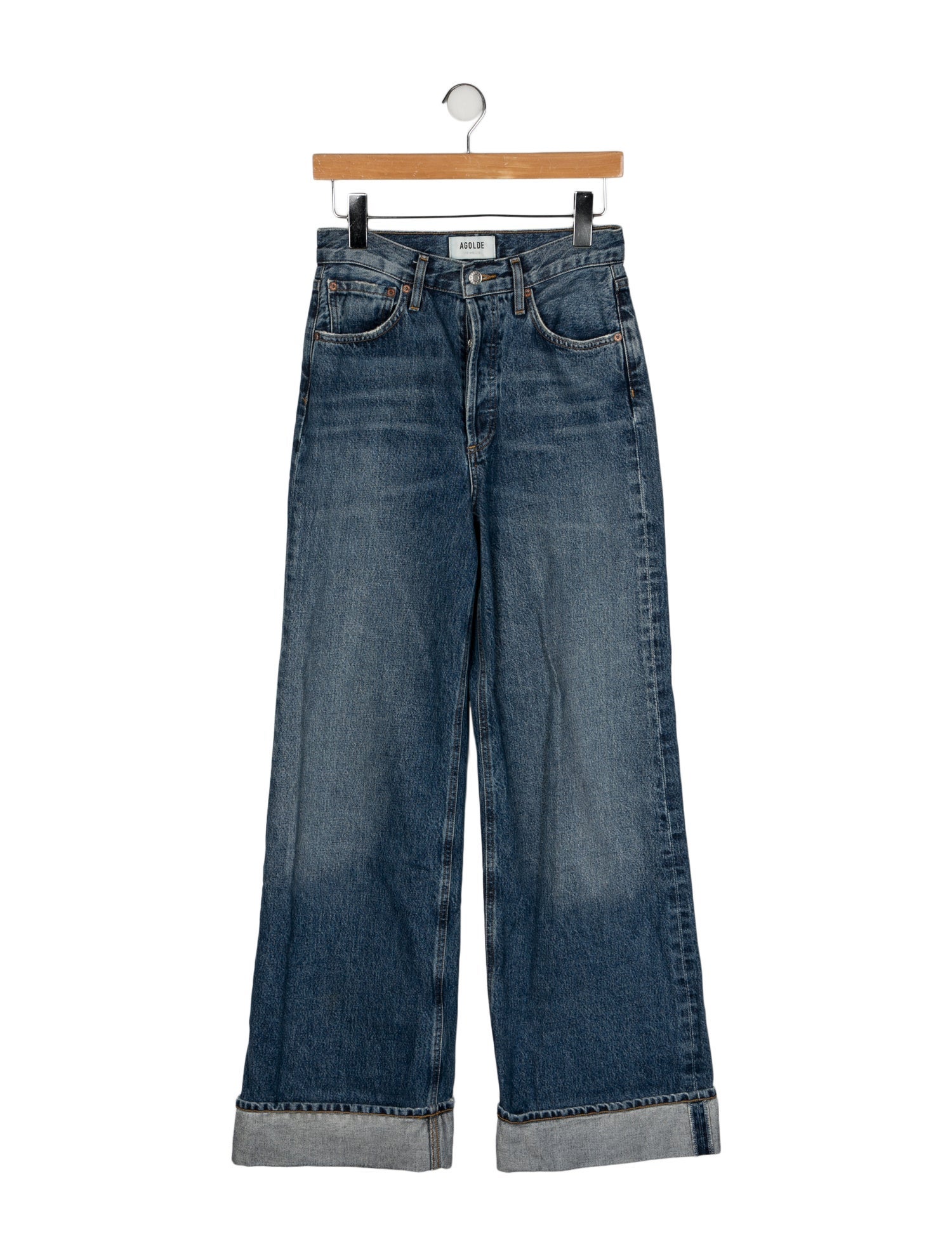 AGOLDE High-Rise Wide Leg Jeans