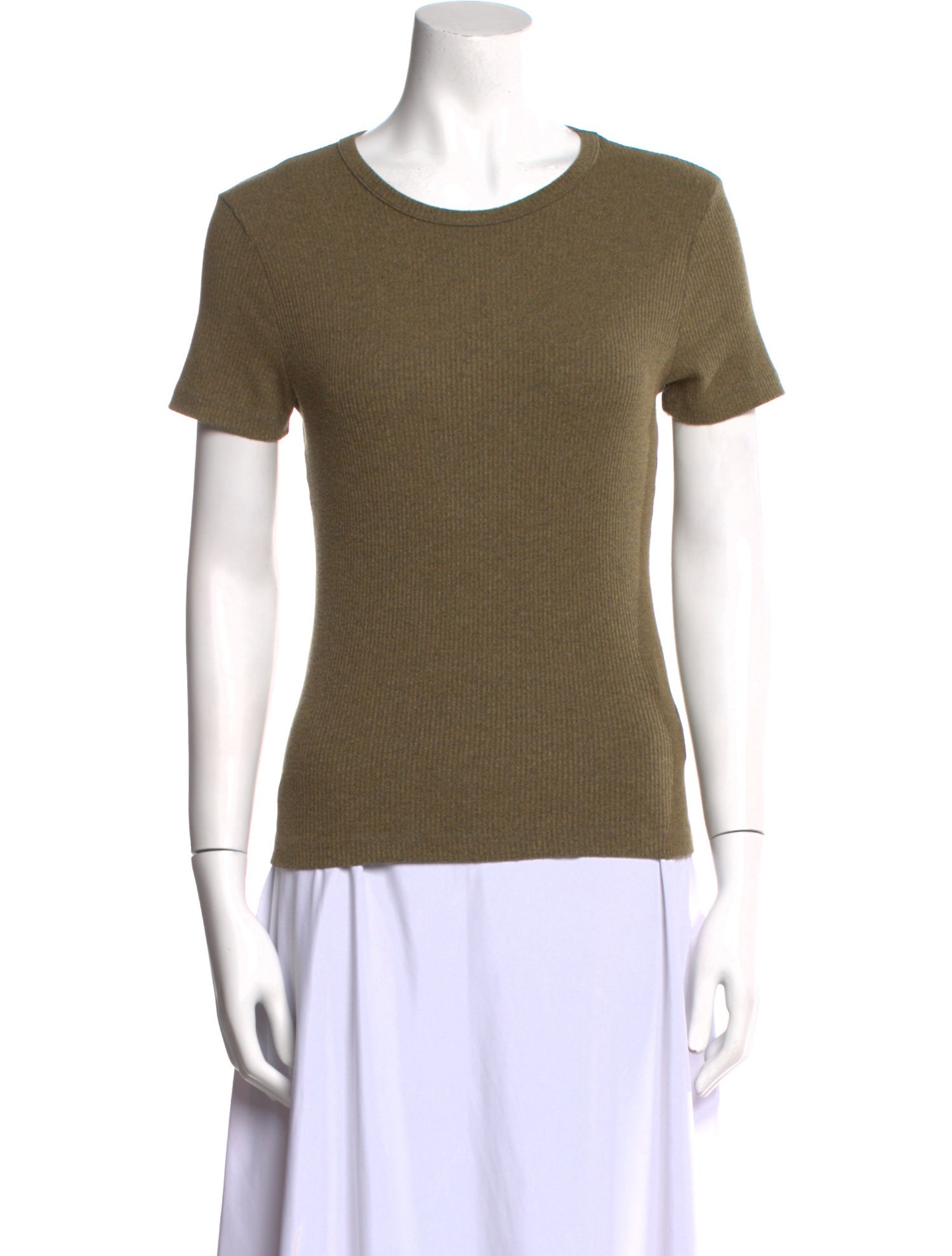 AGOLDE Scoop Neck Short Sleeve T-Shirt