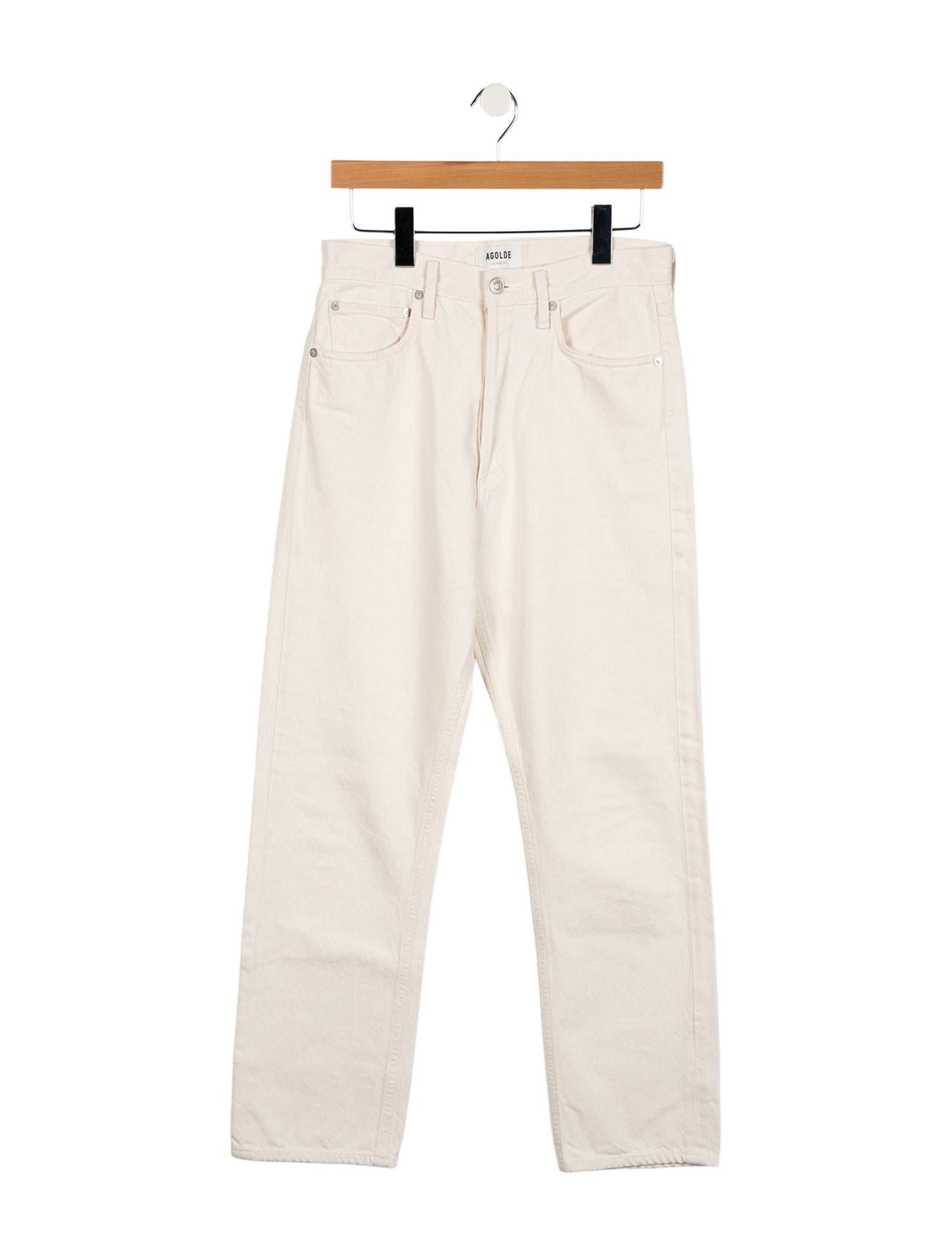 AGOLDE High-Rise Straight Leg Jeans