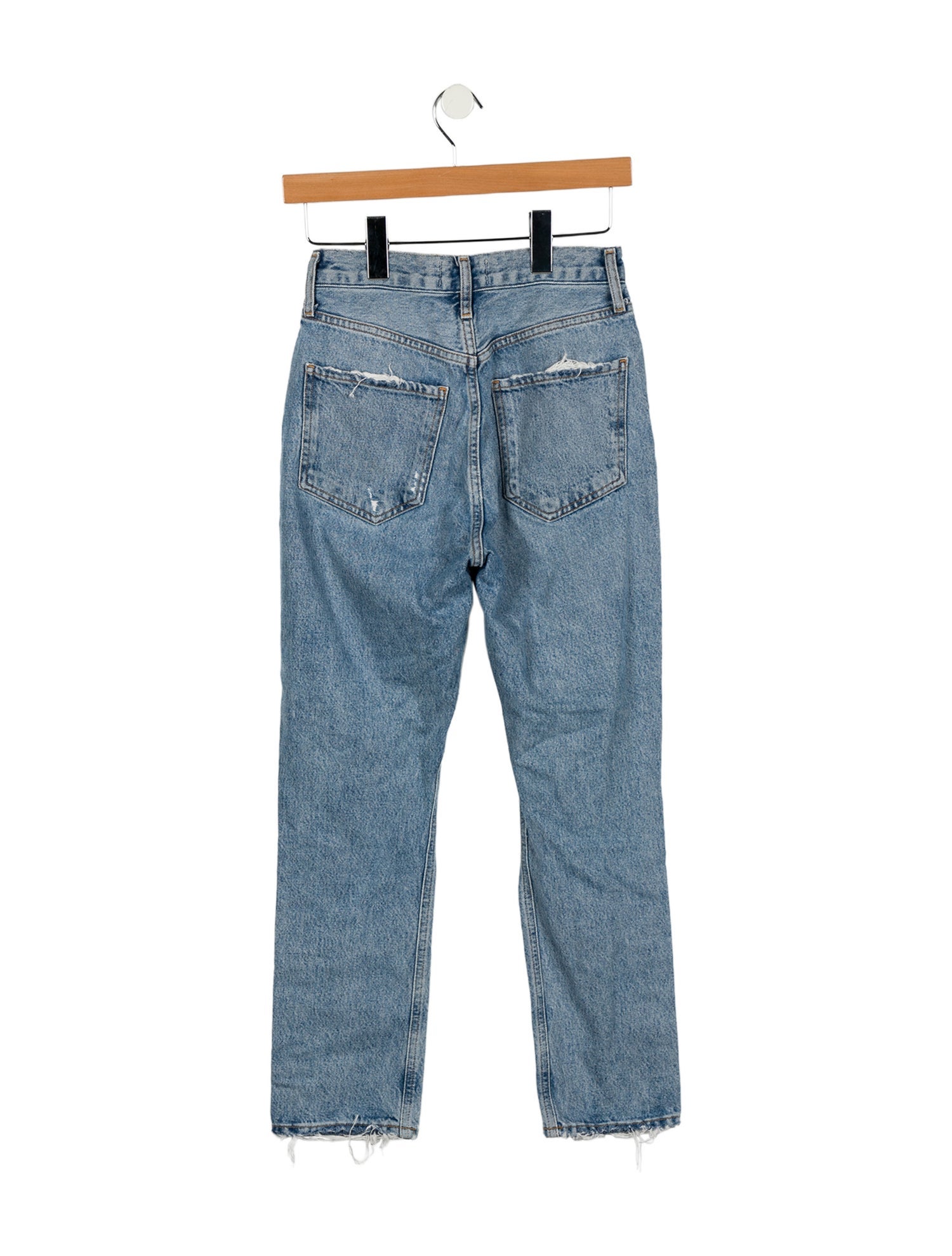 AGOLDE High-Rise Straight Leg Jeans