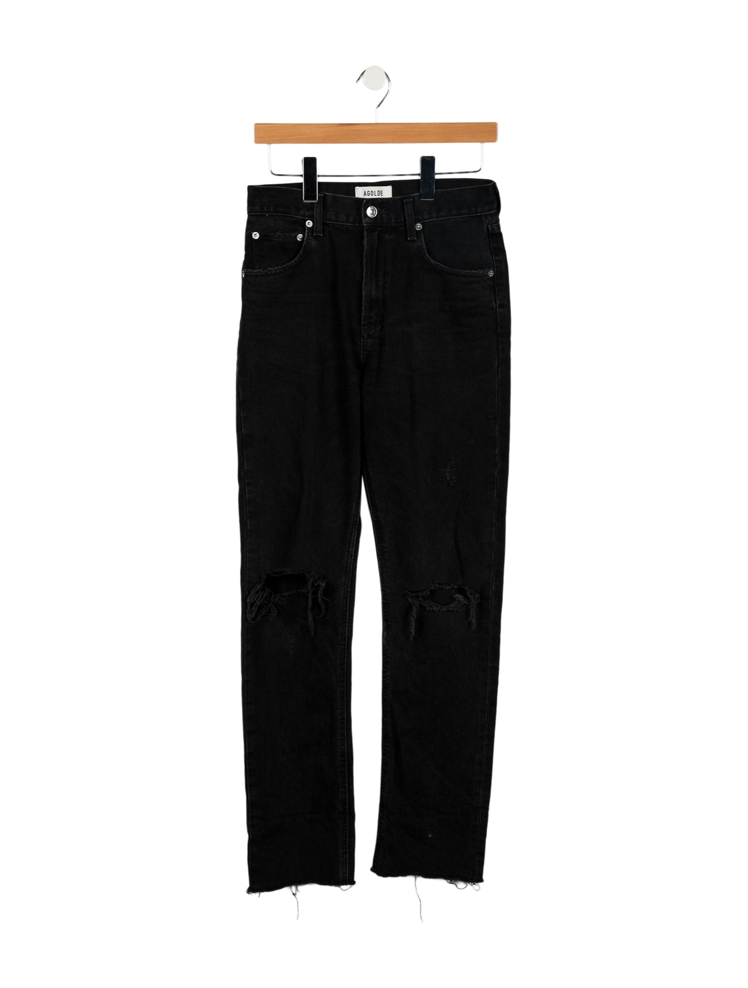 AGOLDE High-Rise Straight Leg Jeans